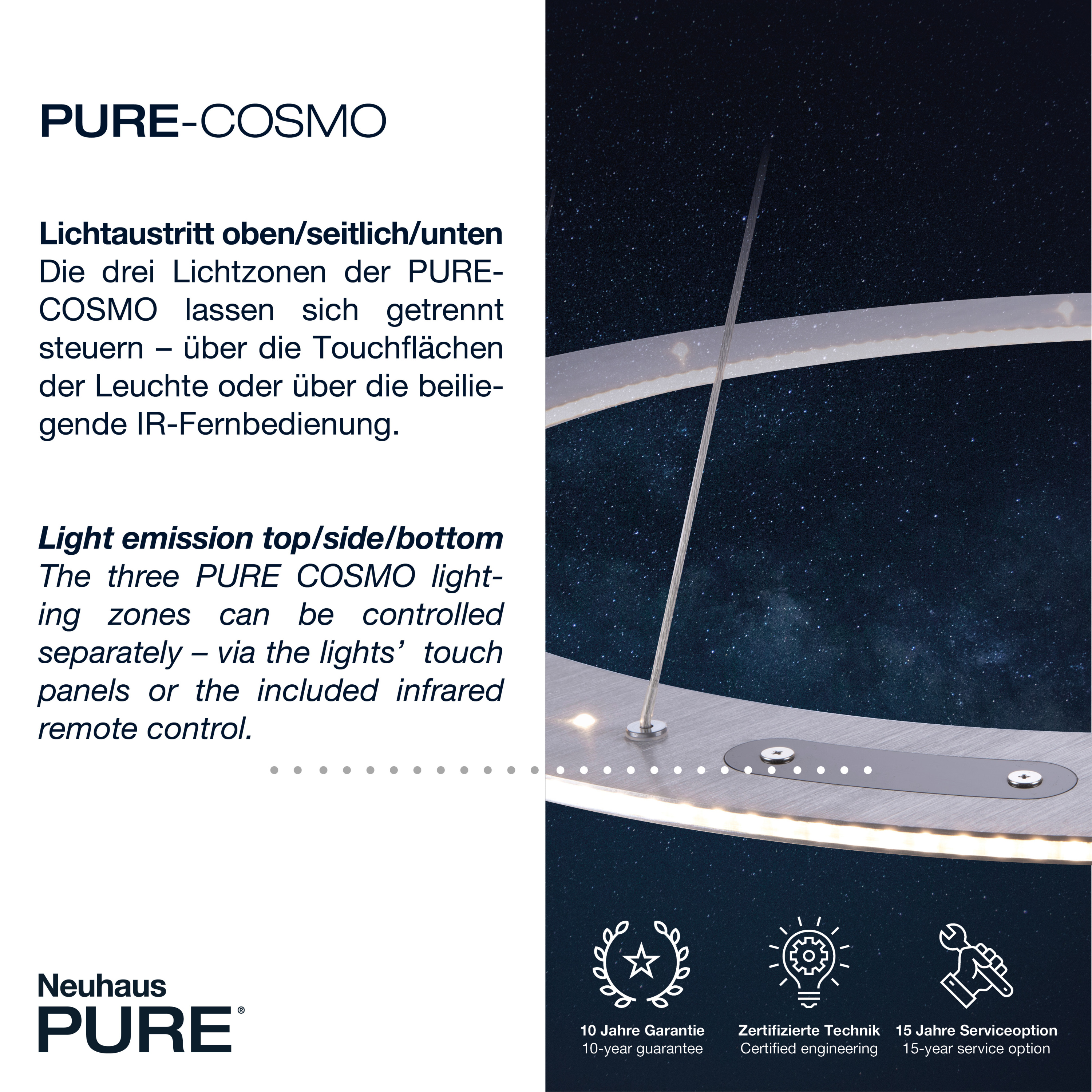 Pendelleuchte PURE COSMO