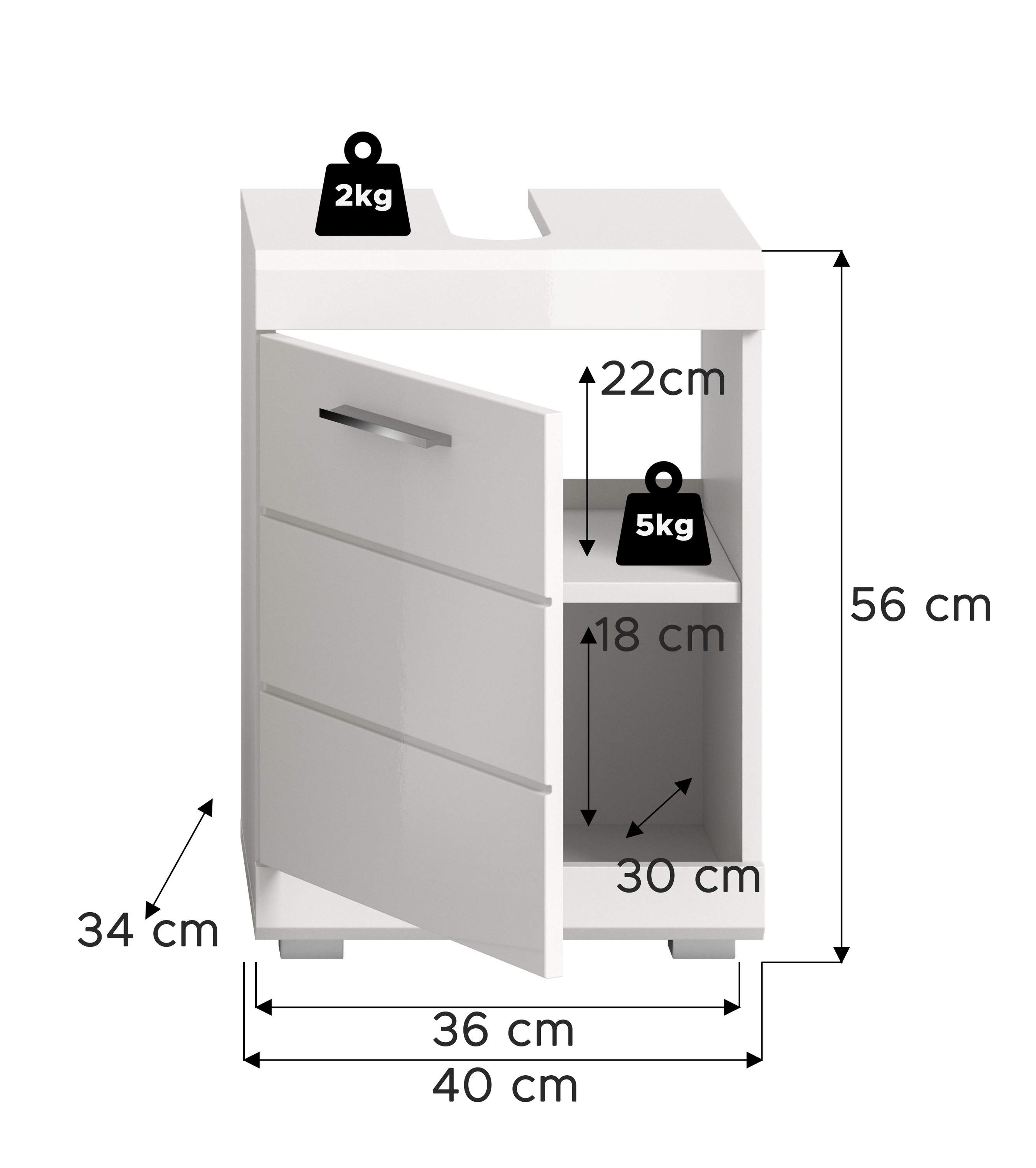 Waschbeckenunterschrank SCOUT