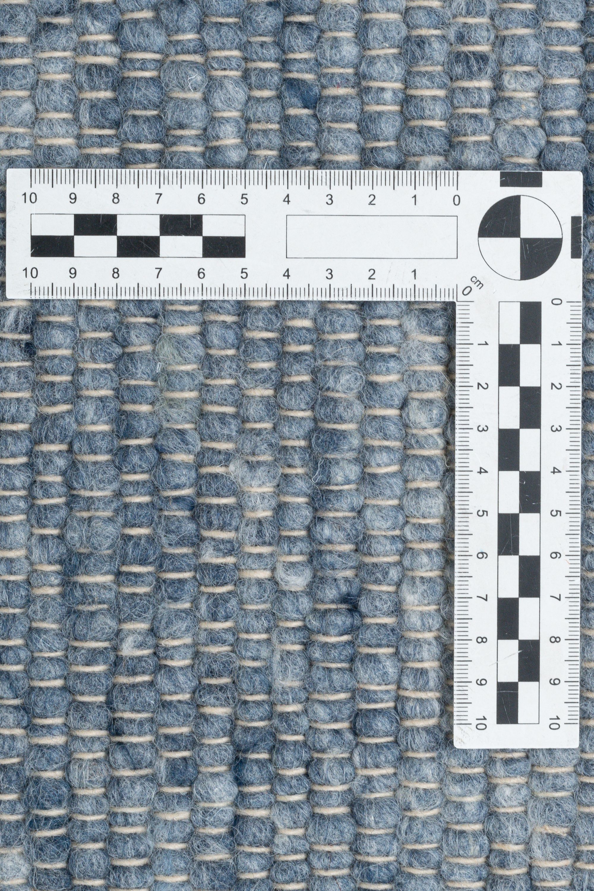 Teppich WOLLI blau