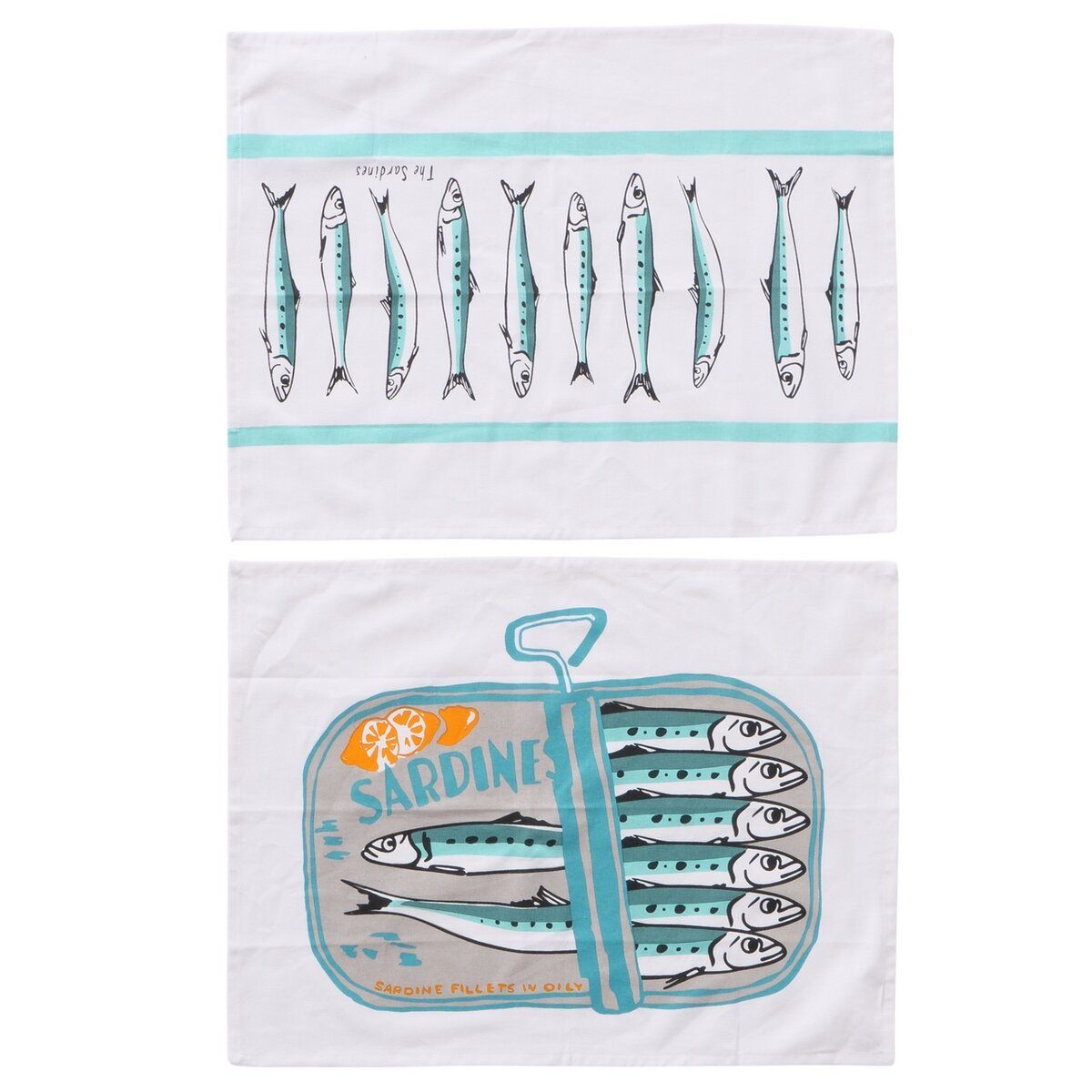 Geschirrtuch-Set SARDINE