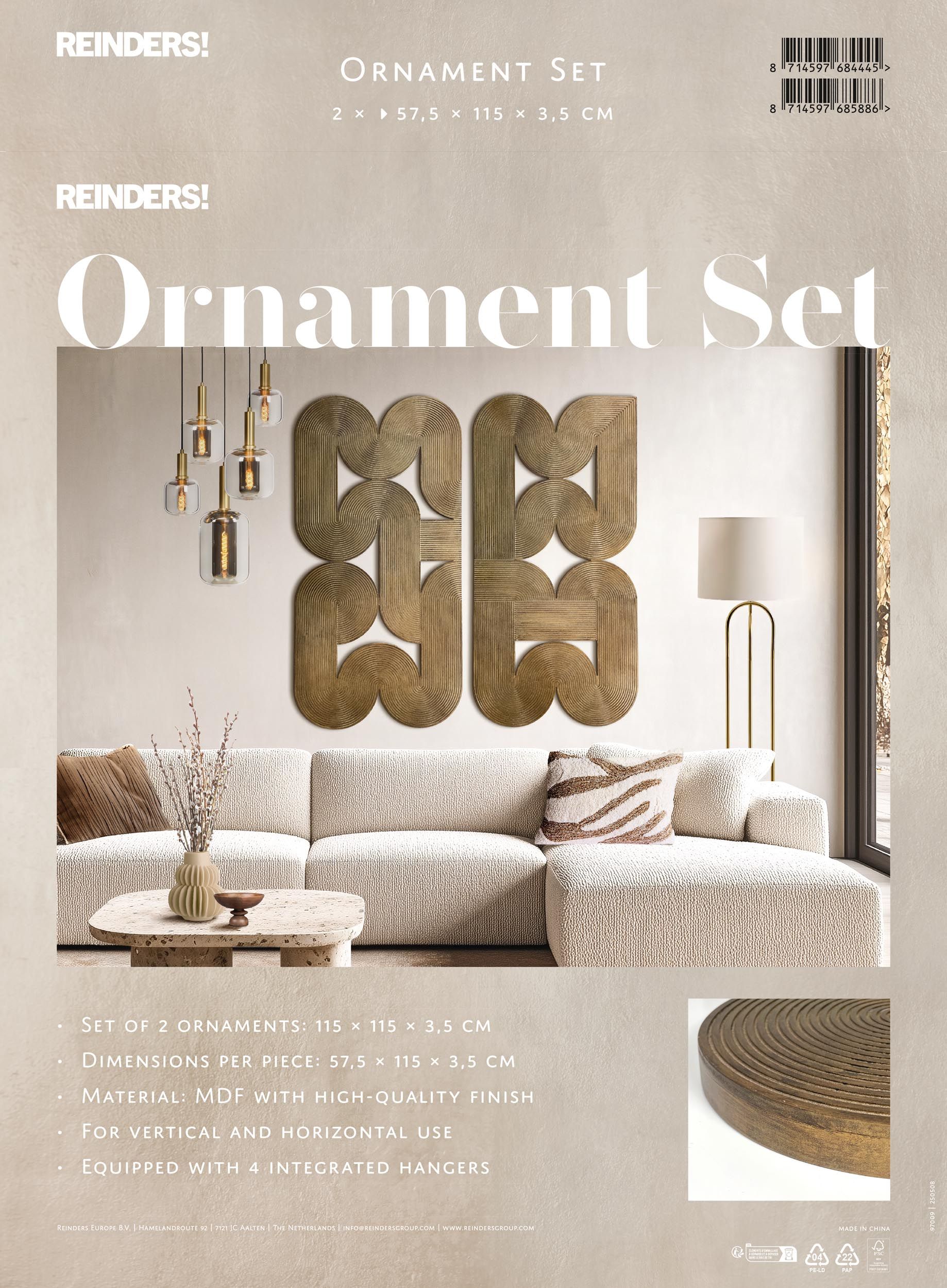 Wanddeko ORNAMENT-SET