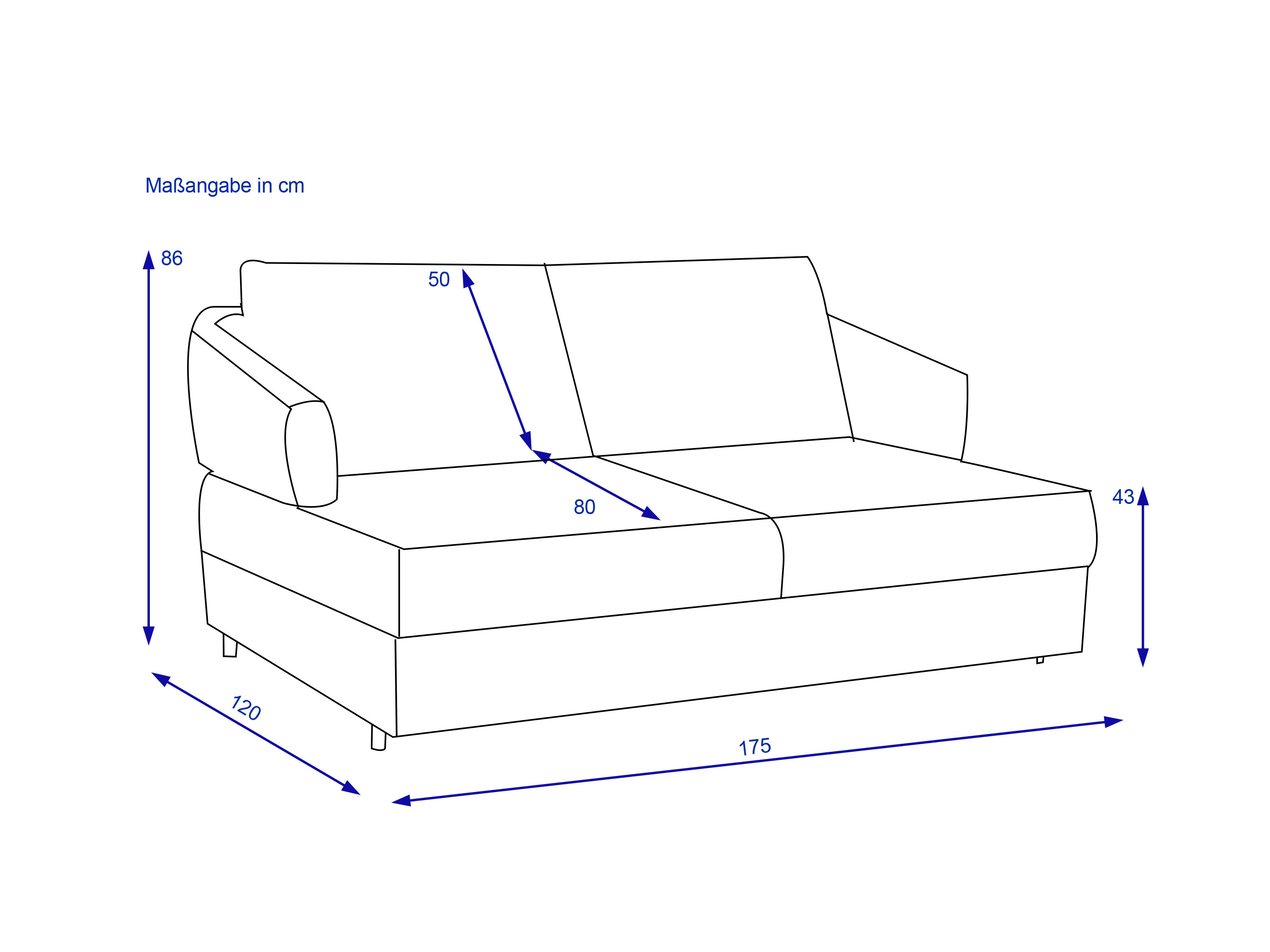 Schlafsofa Rolf Weber BIELEFELD