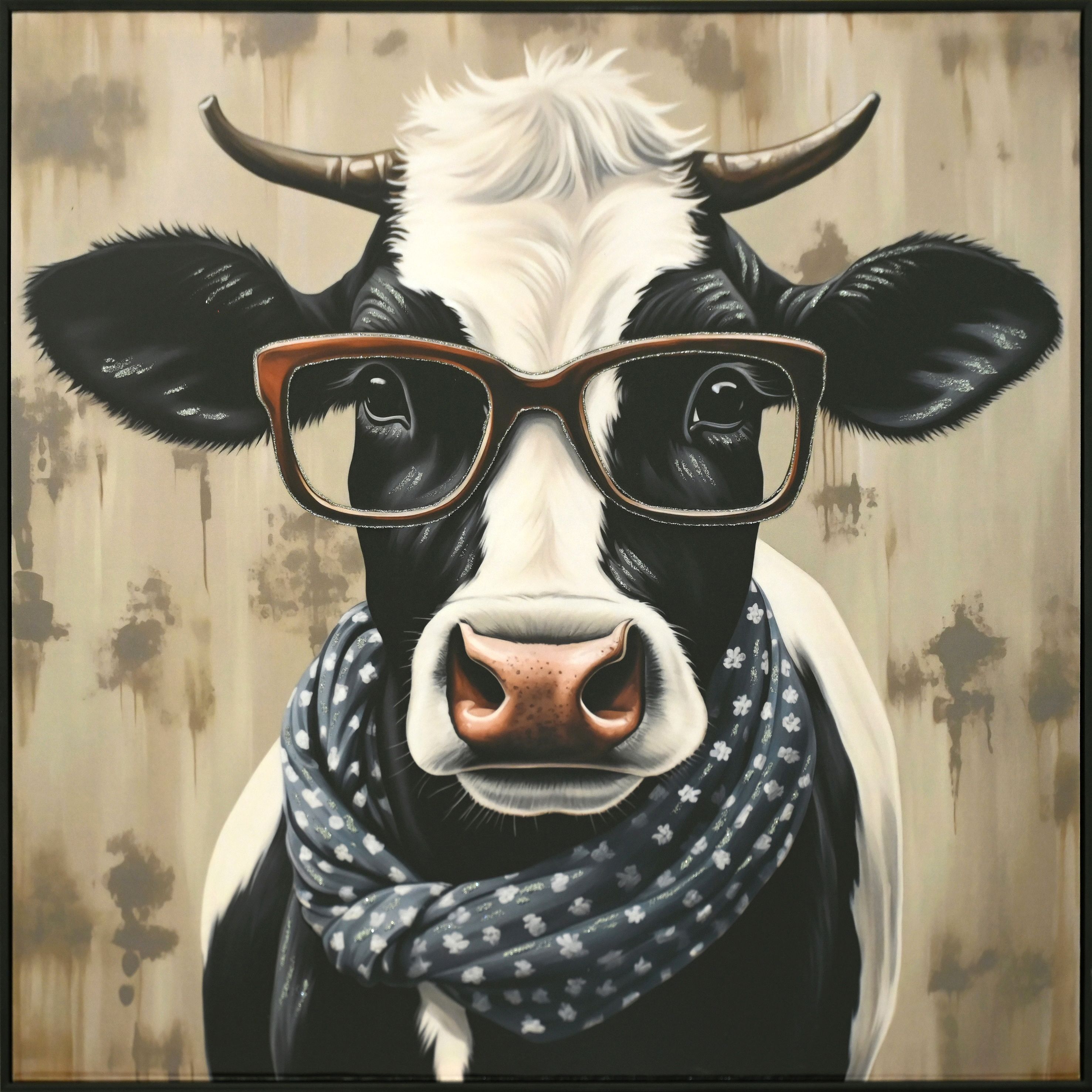 Bilder-Set COW MIT BRILLE