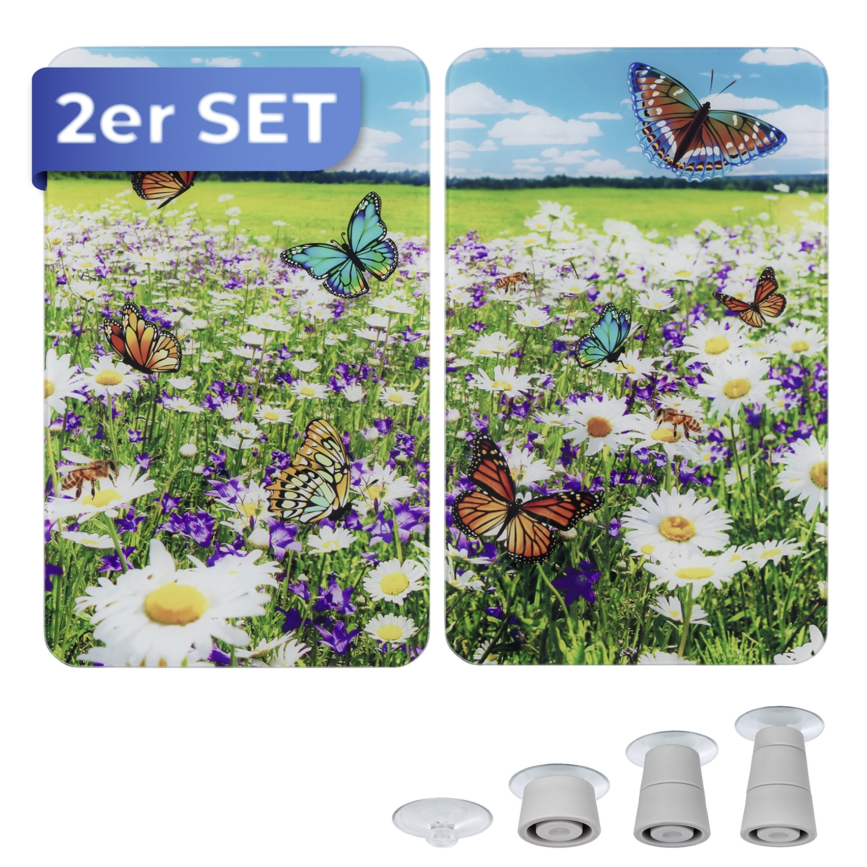 Herdabdeckplatte 2er Set
