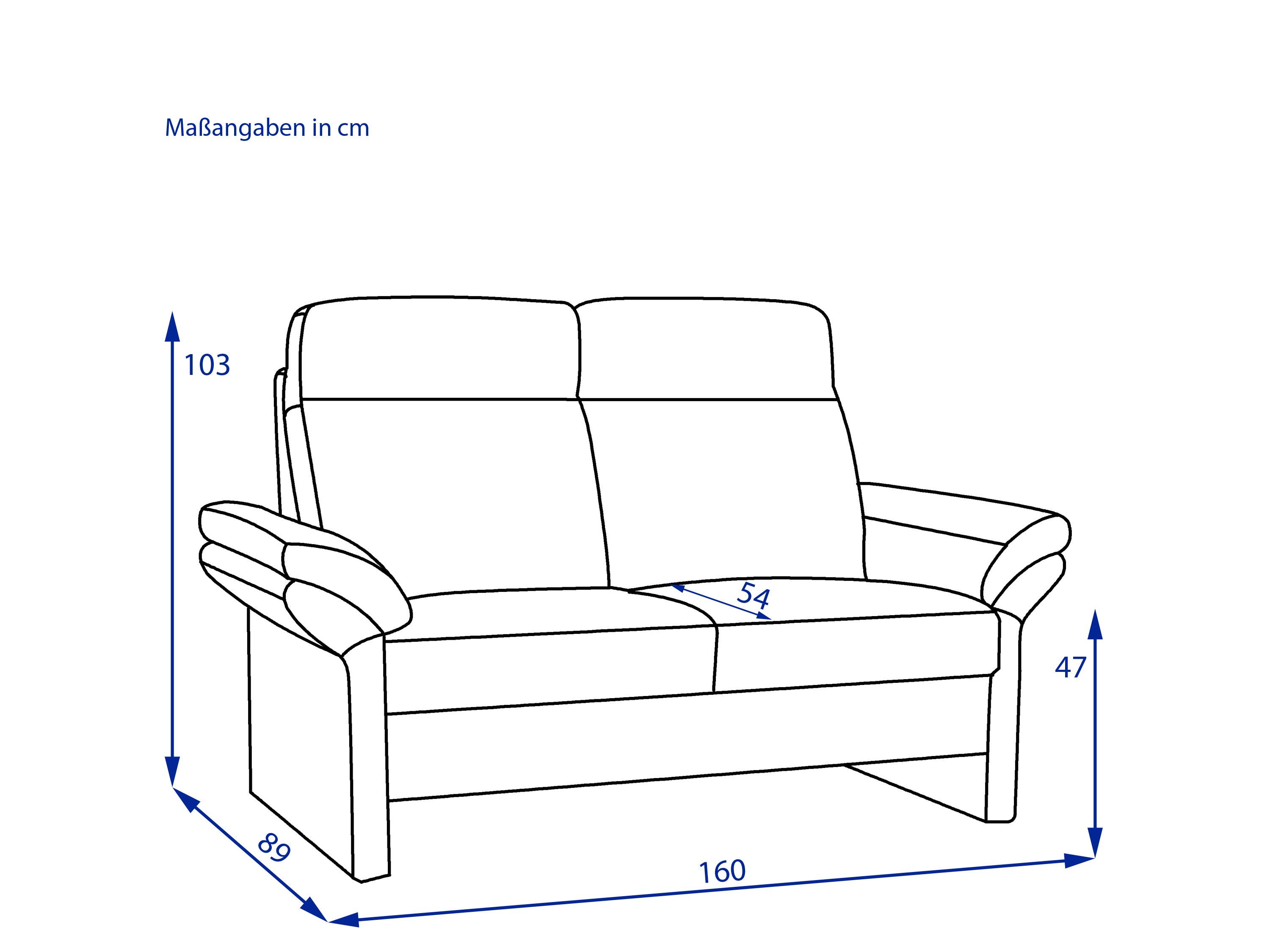 Sofa 2 Sitzer Elastoform CLEA