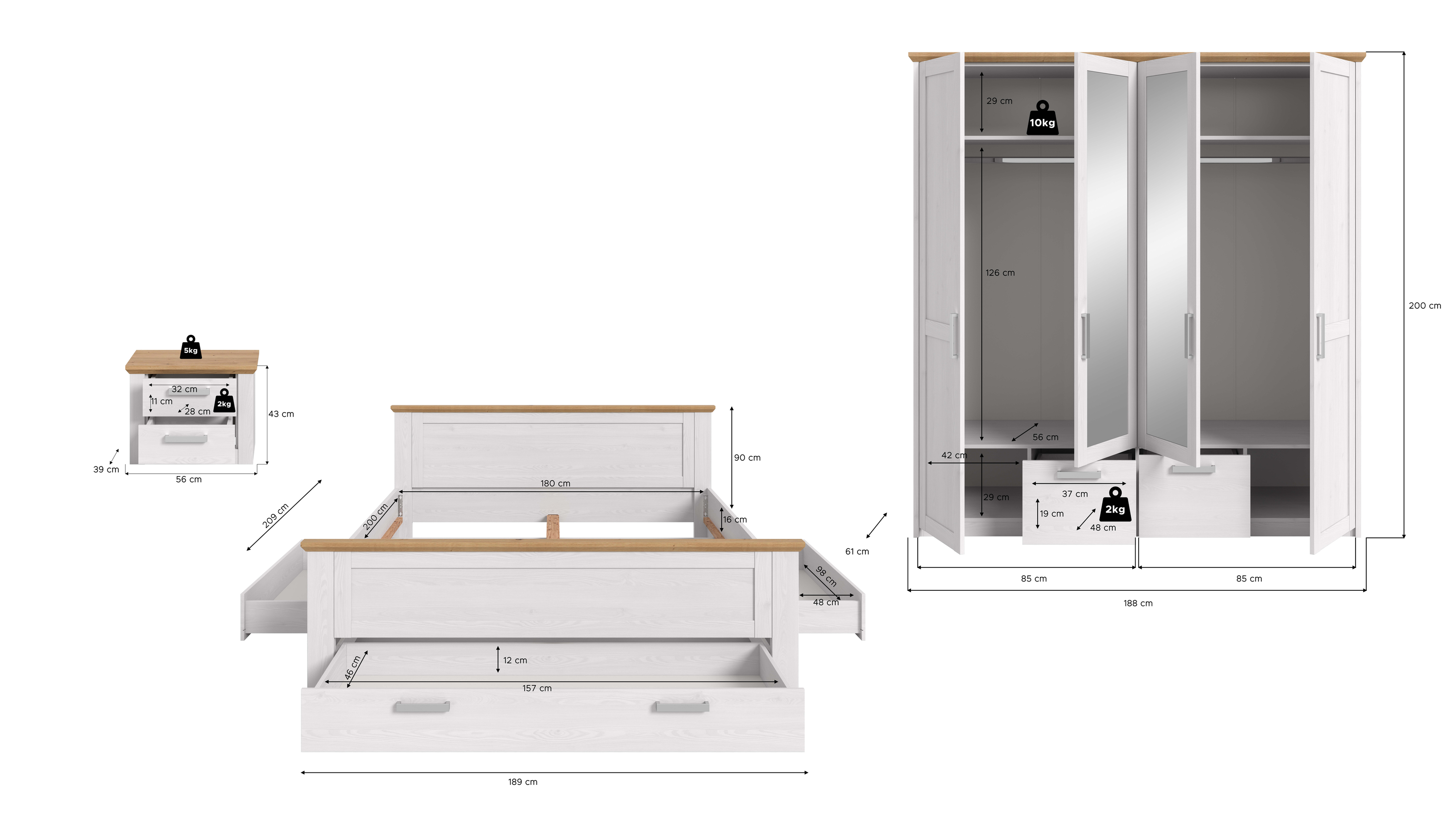 Kleiderschrank VERONA