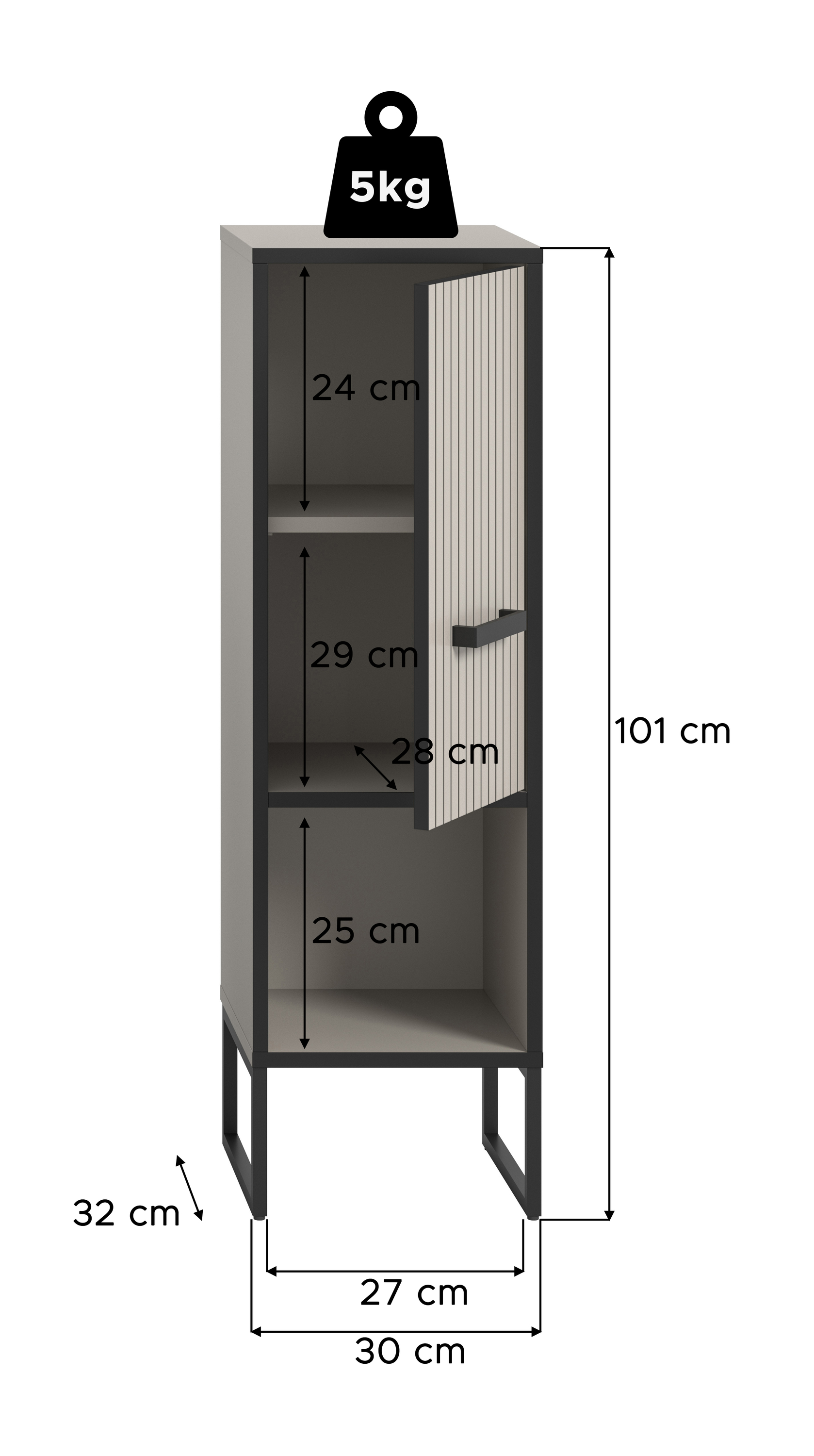 Midischrank BAGNO