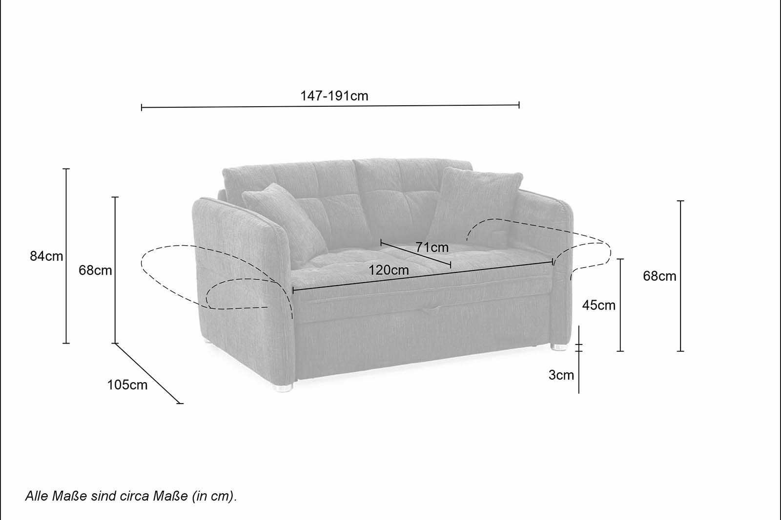 Schlafsofa HARPER JOHNSTOWN