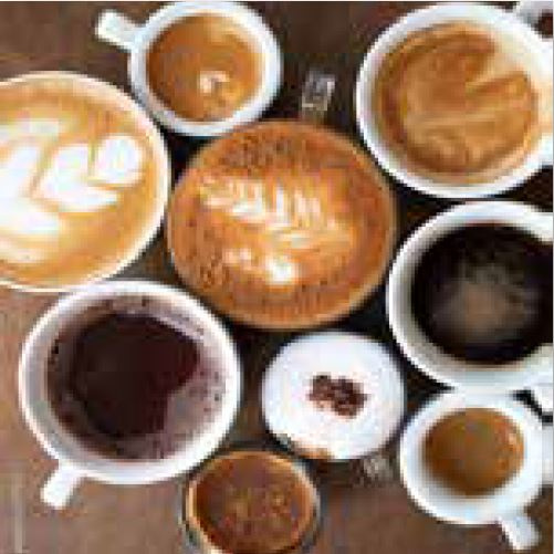 Glasbild COFFEE VARIATION V