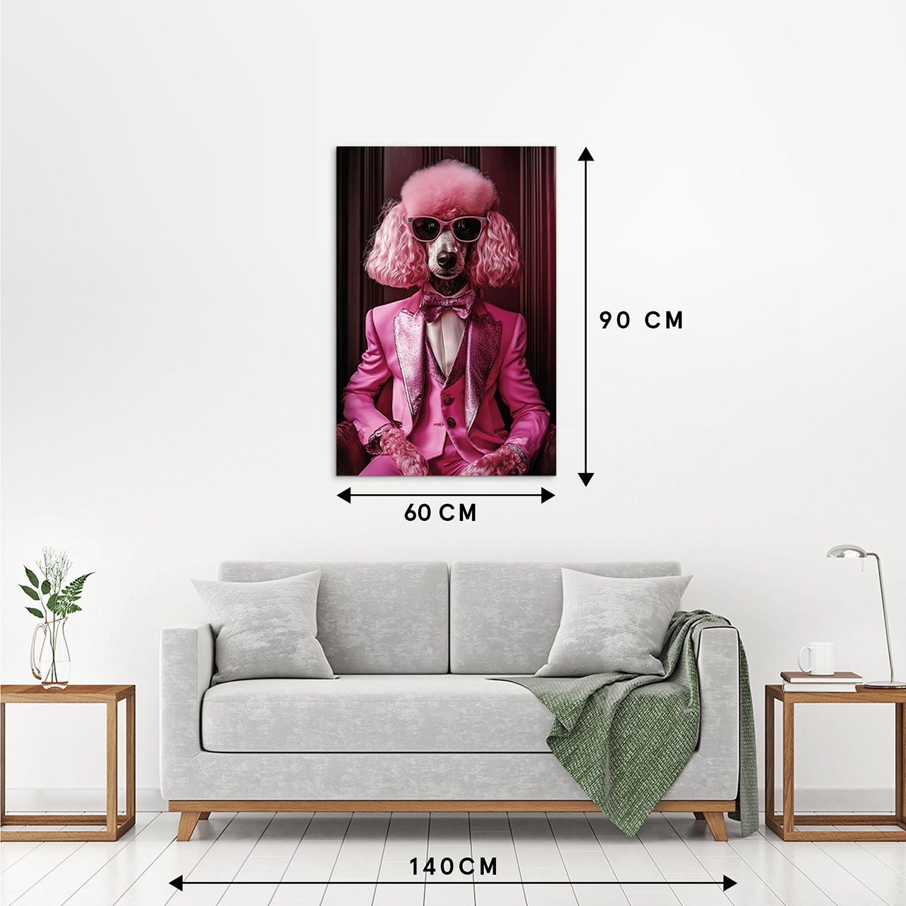 Glasbild LION`S RESTROOM