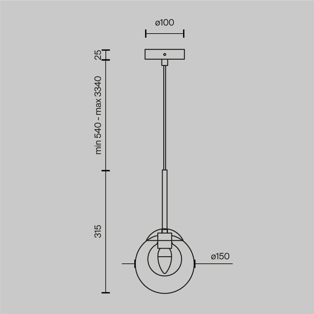 Pendelleuchte BASIC FORM