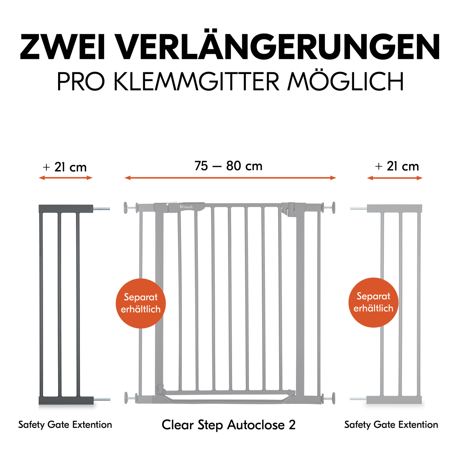 Türgitterverlängerung hauck 21cm