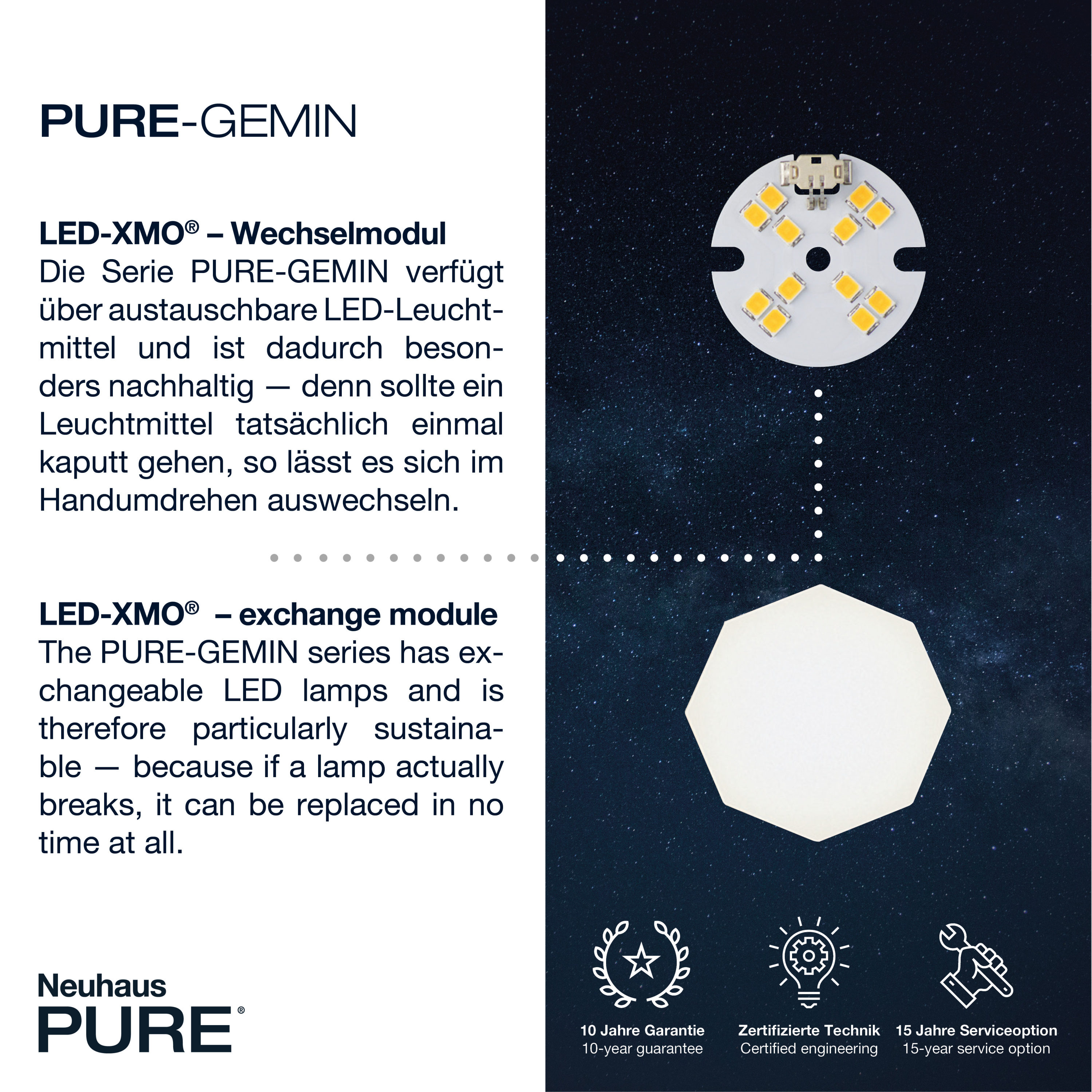 Stehleuchte PURE GEMIN