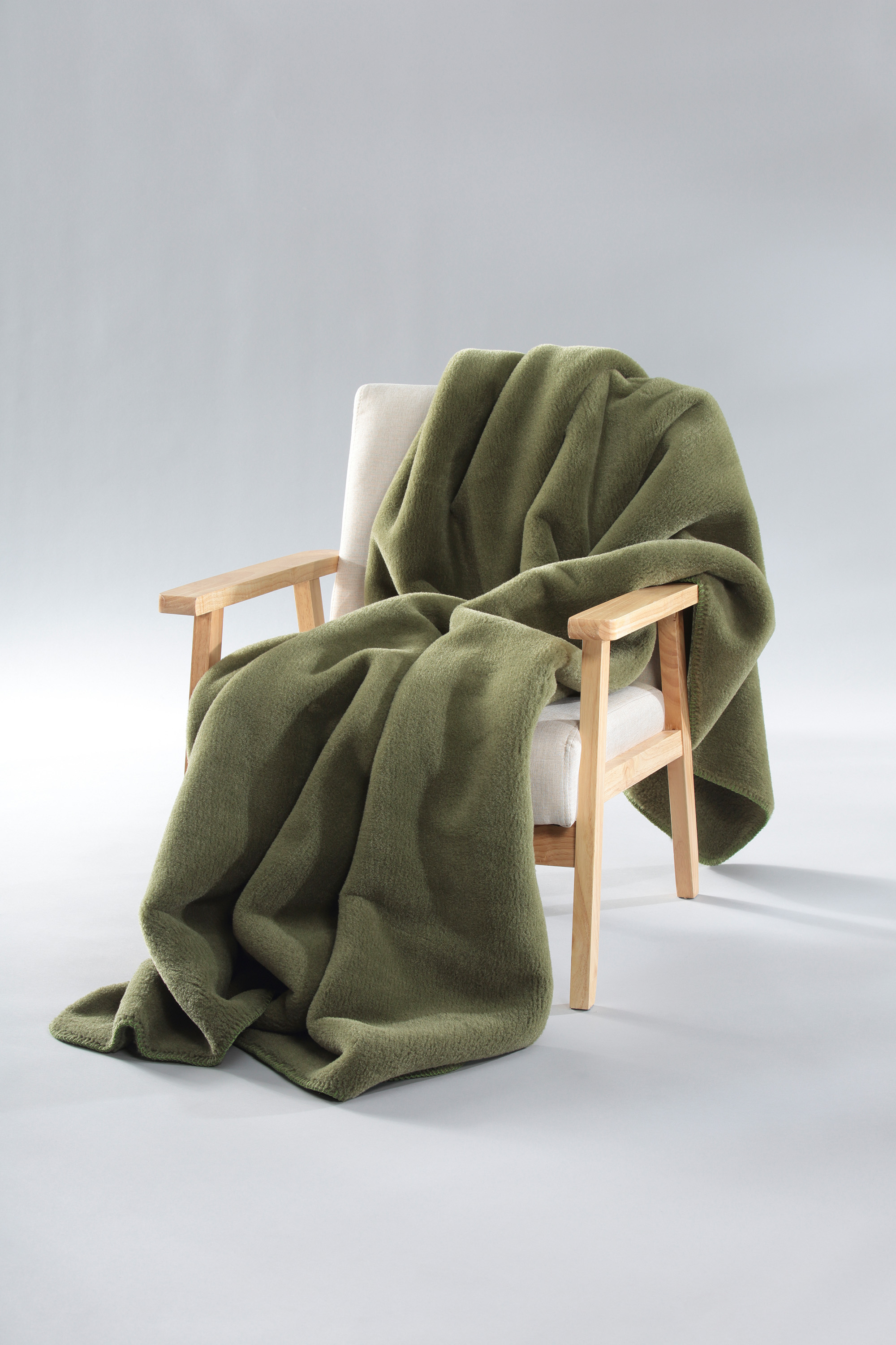 Wohndecke WOOL FEEL MOSSY