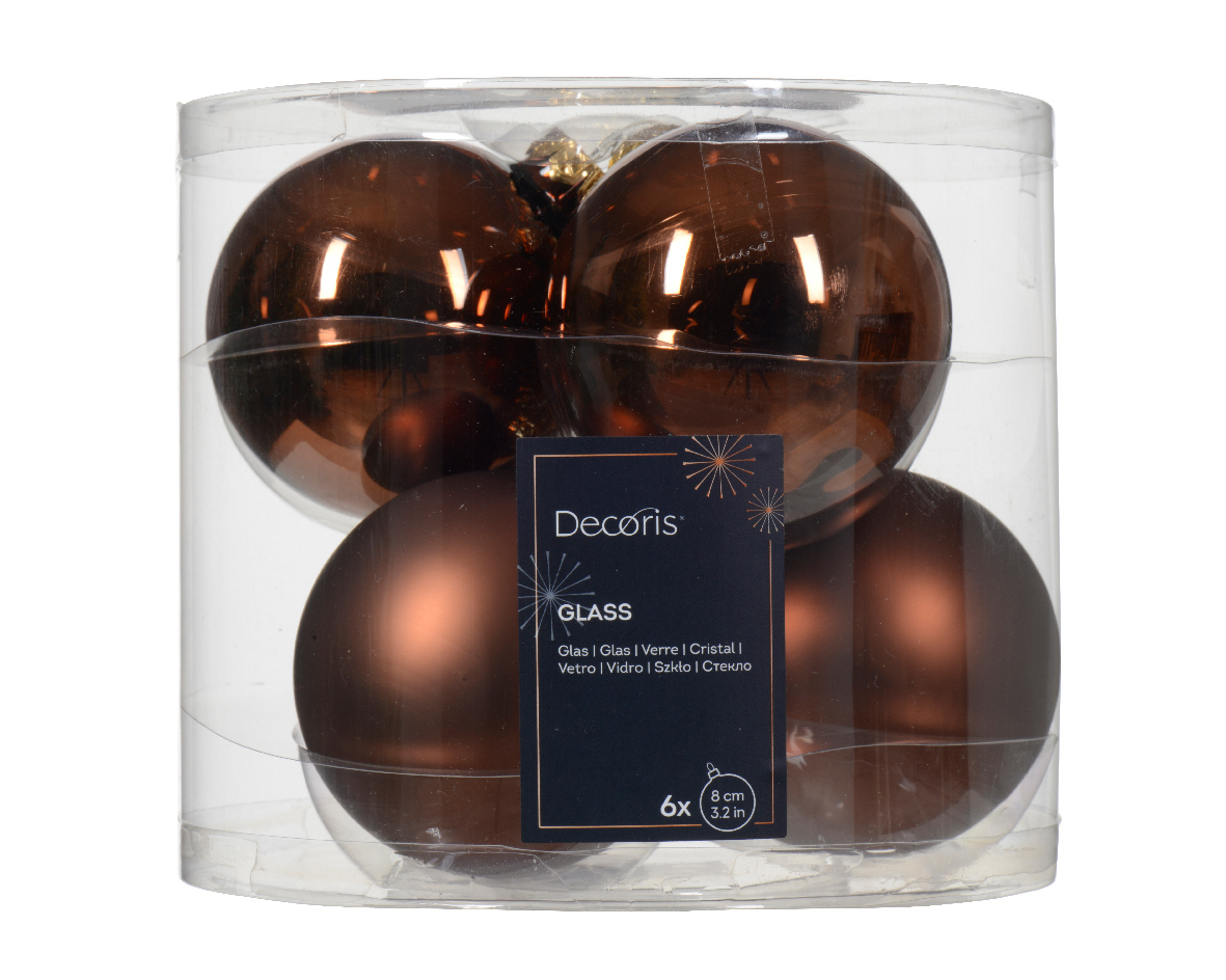 Weihnachtskugel-Box ESPRESSOBRAUN