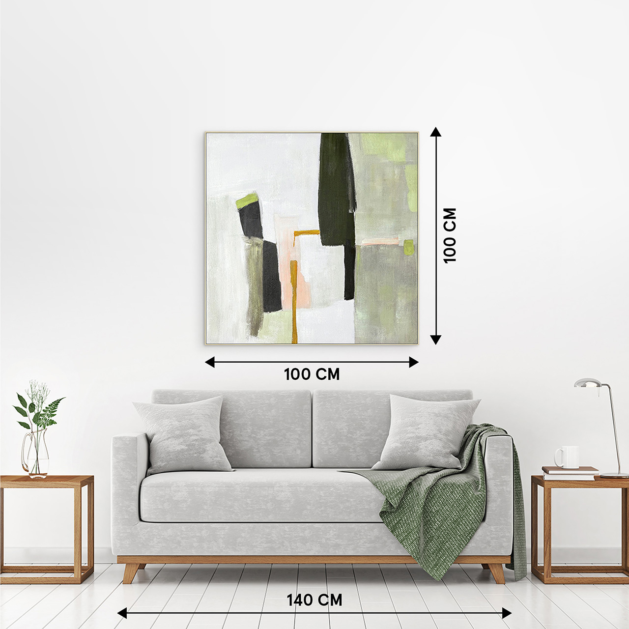 Keilrahmenbild OLIVE COLOUR