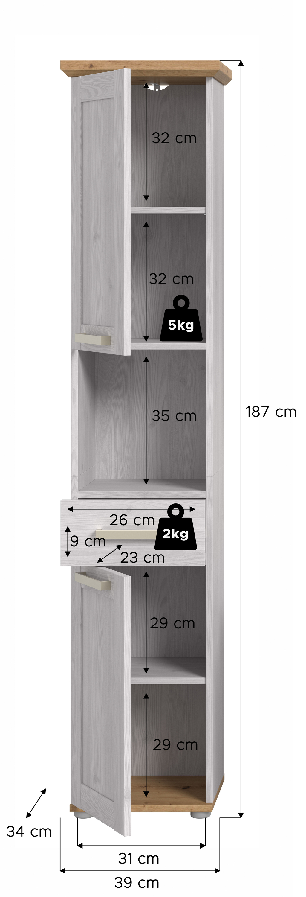 Hochschrank VERONA