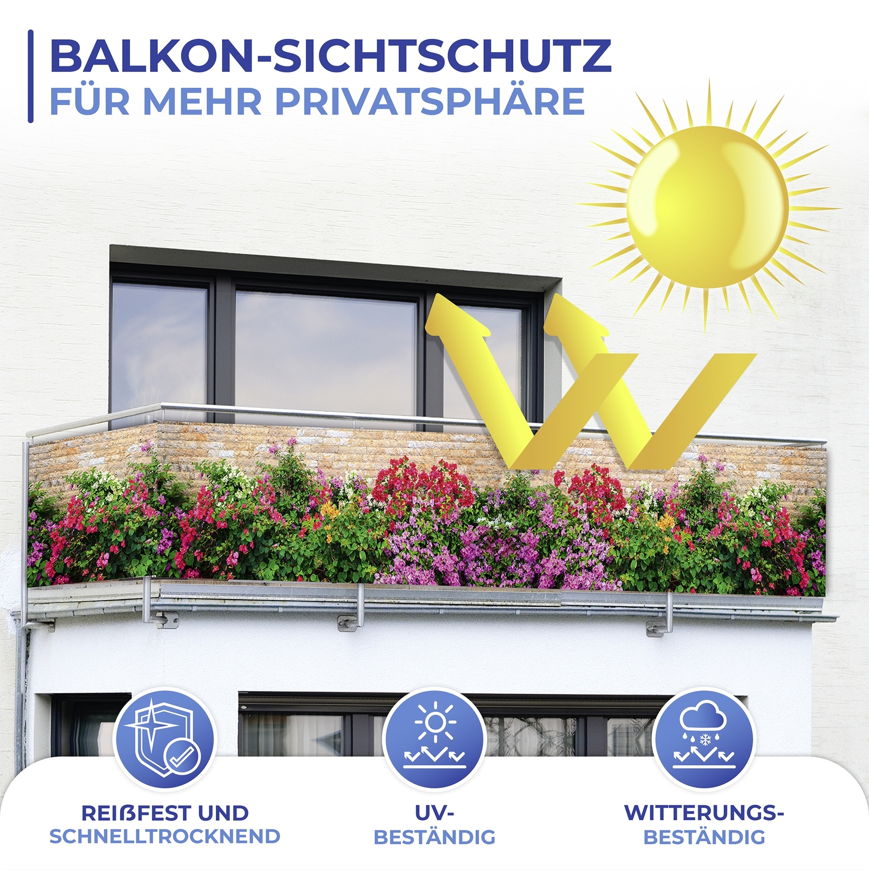 Balkon-Sichtschutz