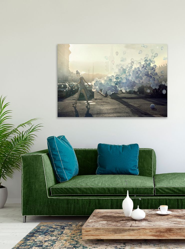 Glasbild