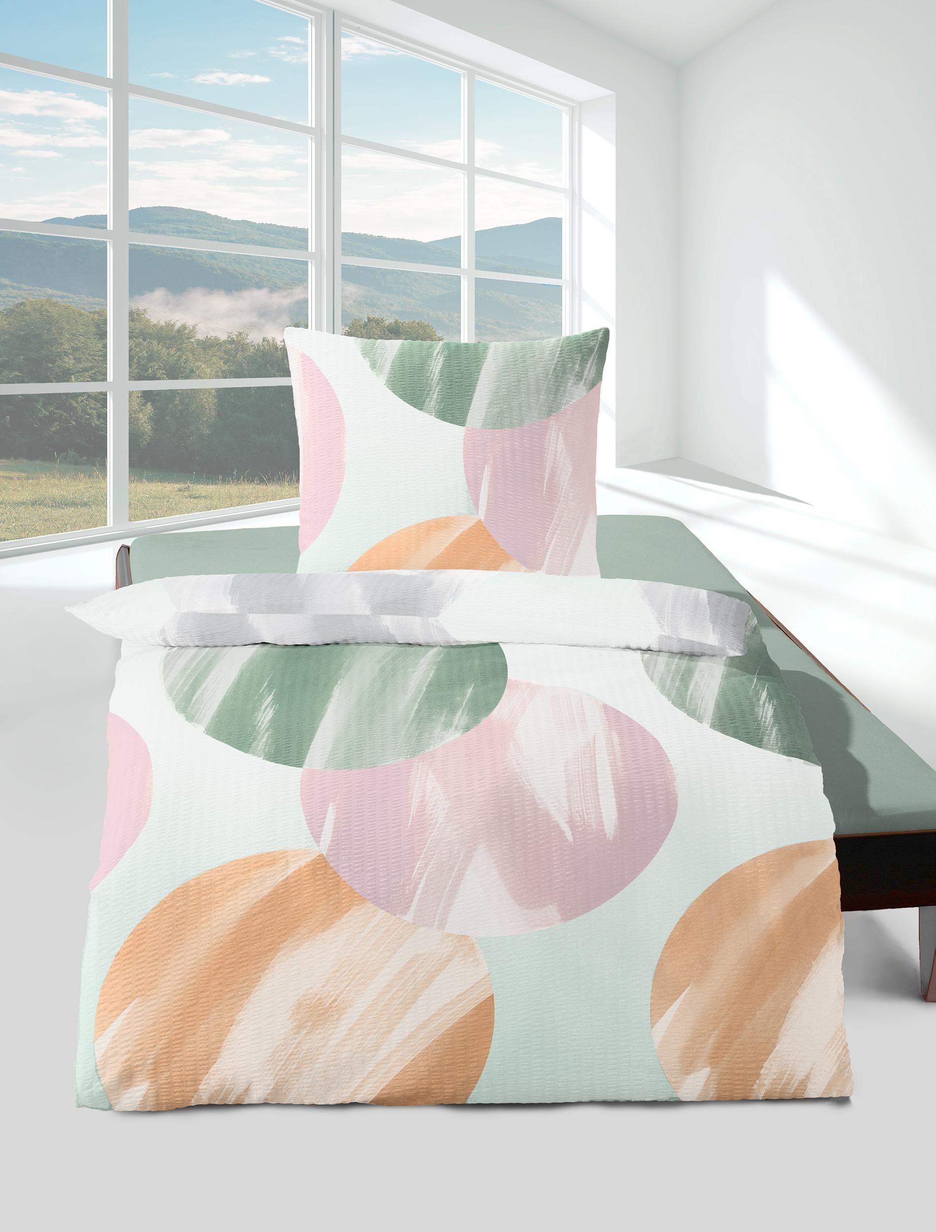 Bettwäsche Seersucker lind