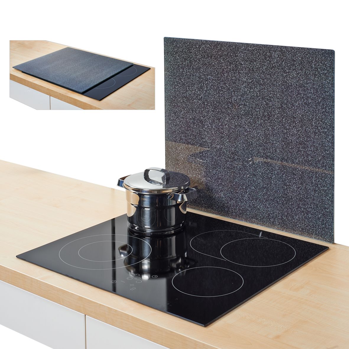Herdabdeckplatte Granit