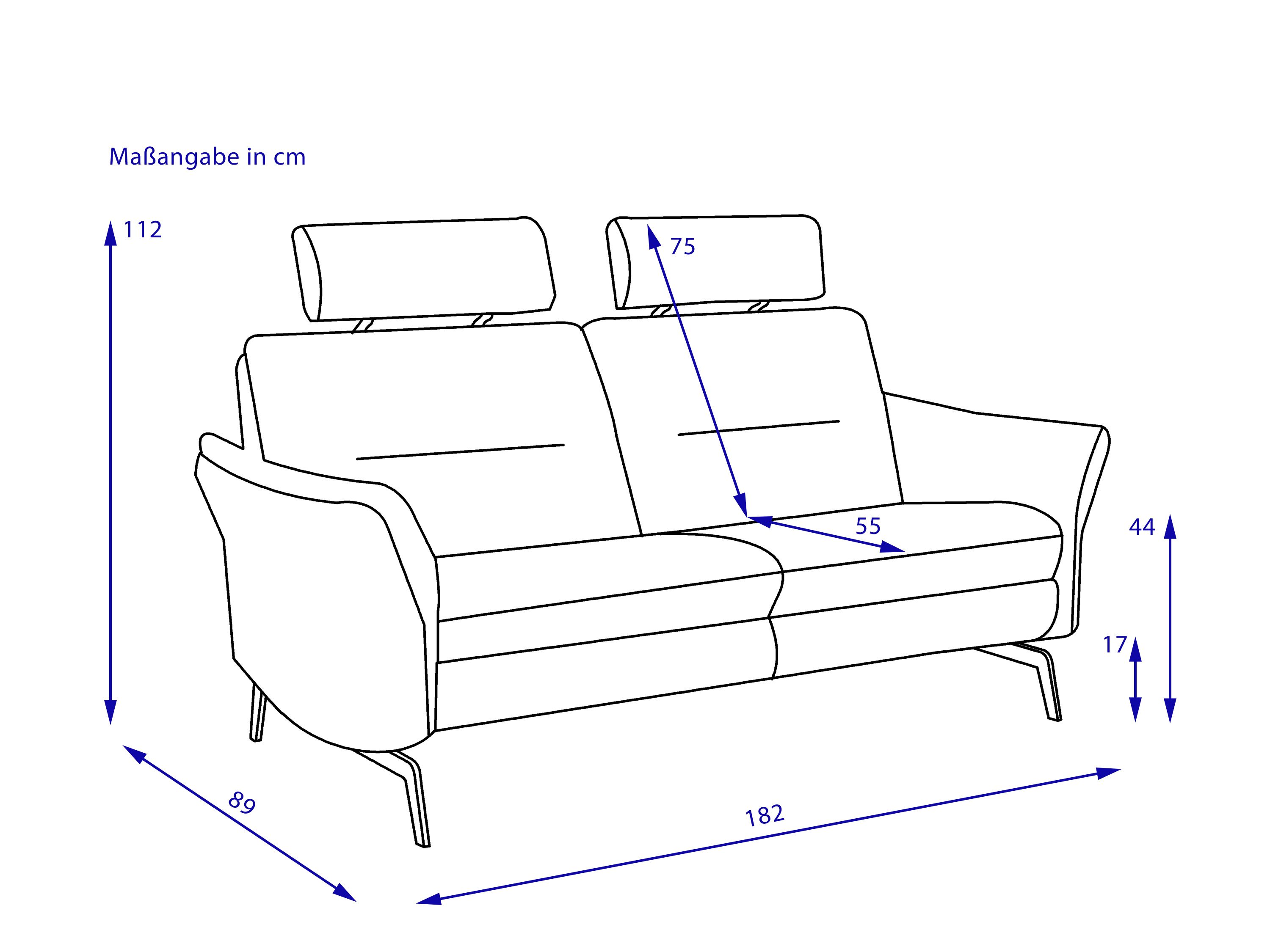 Sofa 2,5 Sitzer MONDO TEOMA
