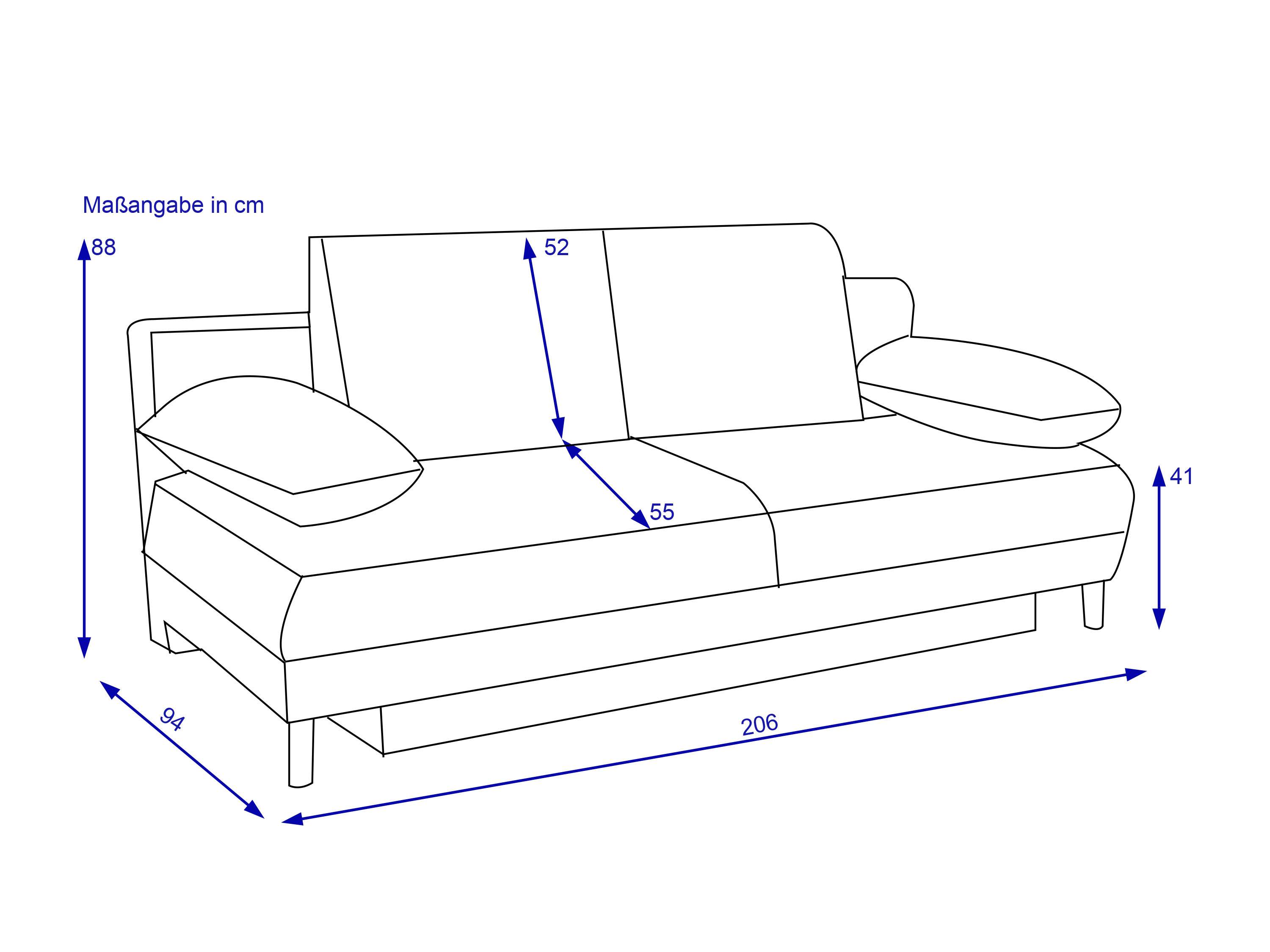 Schlafsofa HARPER JAEN