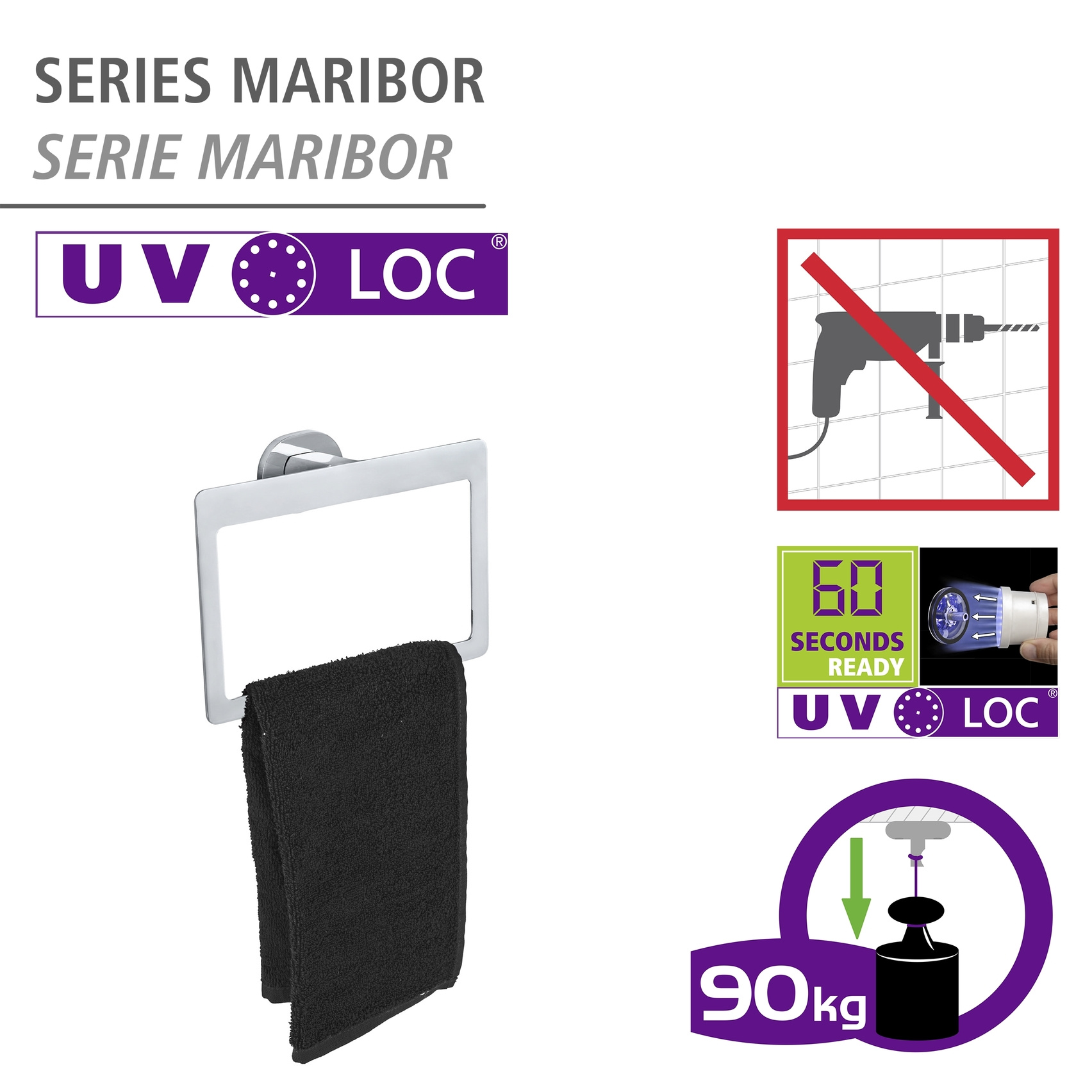 Handtuchring UV- LOC® MARIBOR