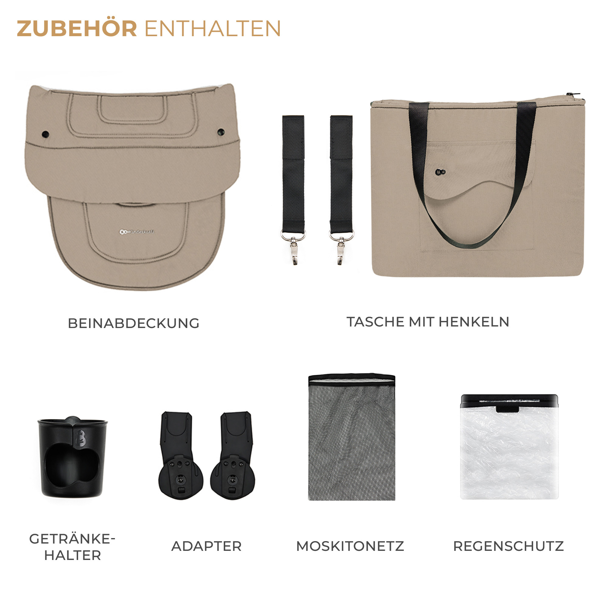 Kinderwagen 3in1 YOXI beige