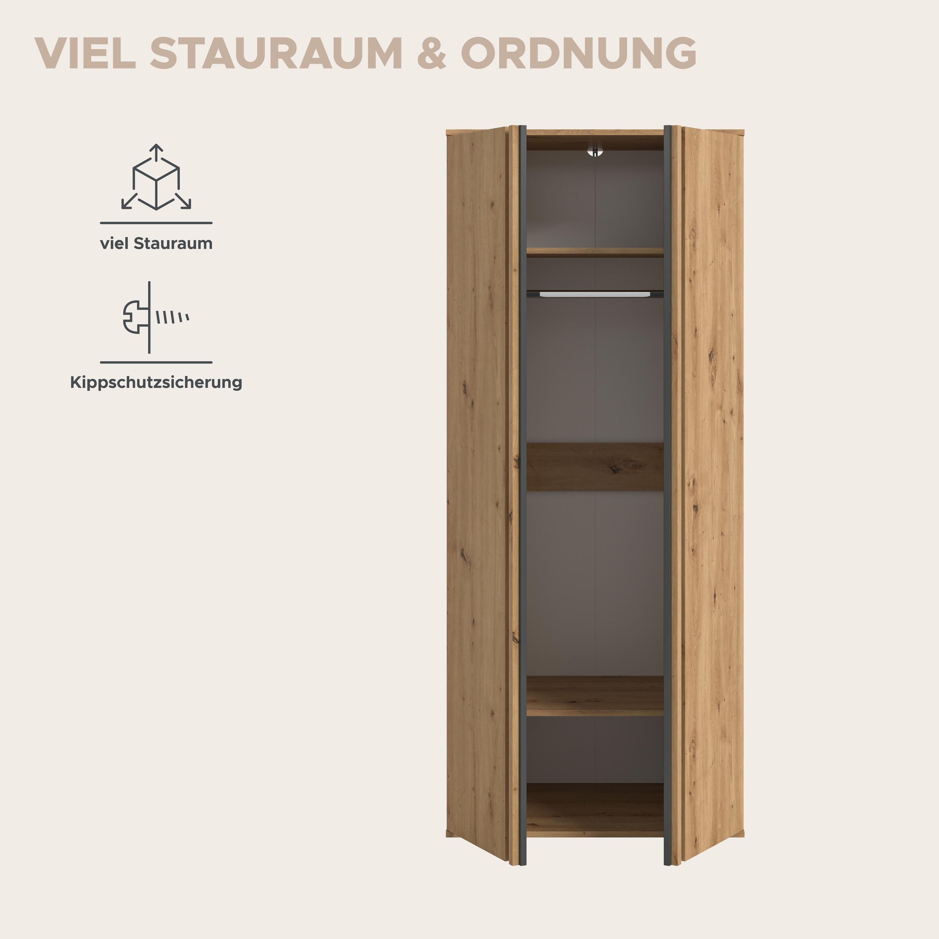 Kleiderschrank TOFTA
