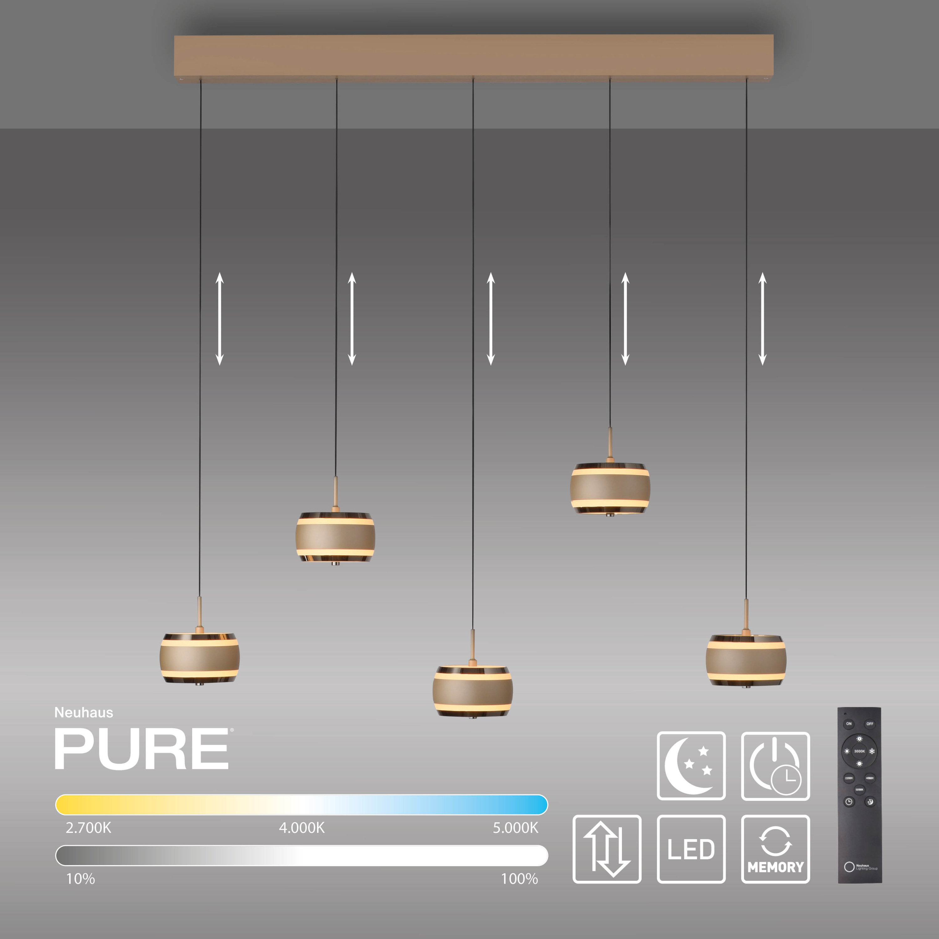 Pendelleuchte PURE FALLING