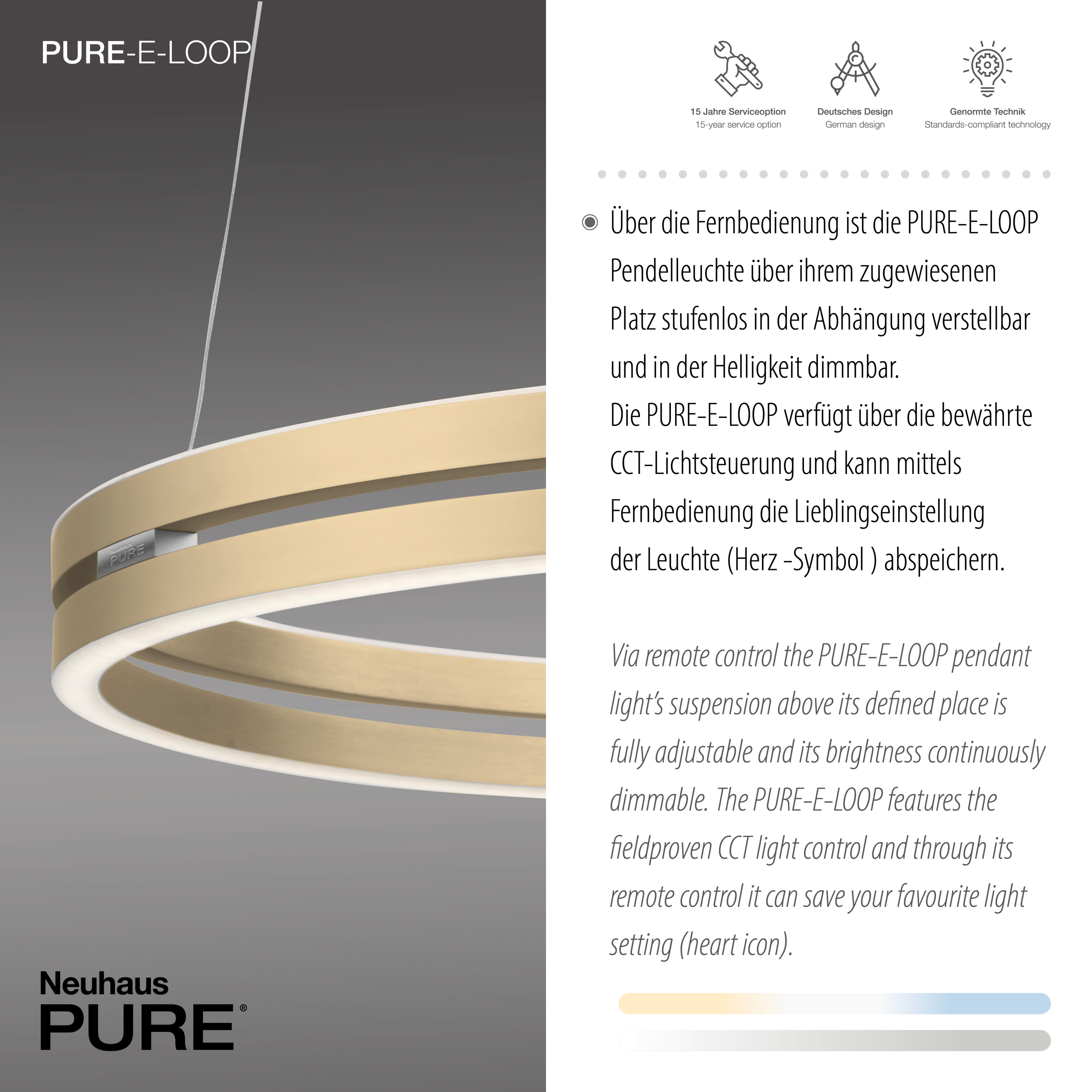 Pendelleuchte PURE E-LOOP