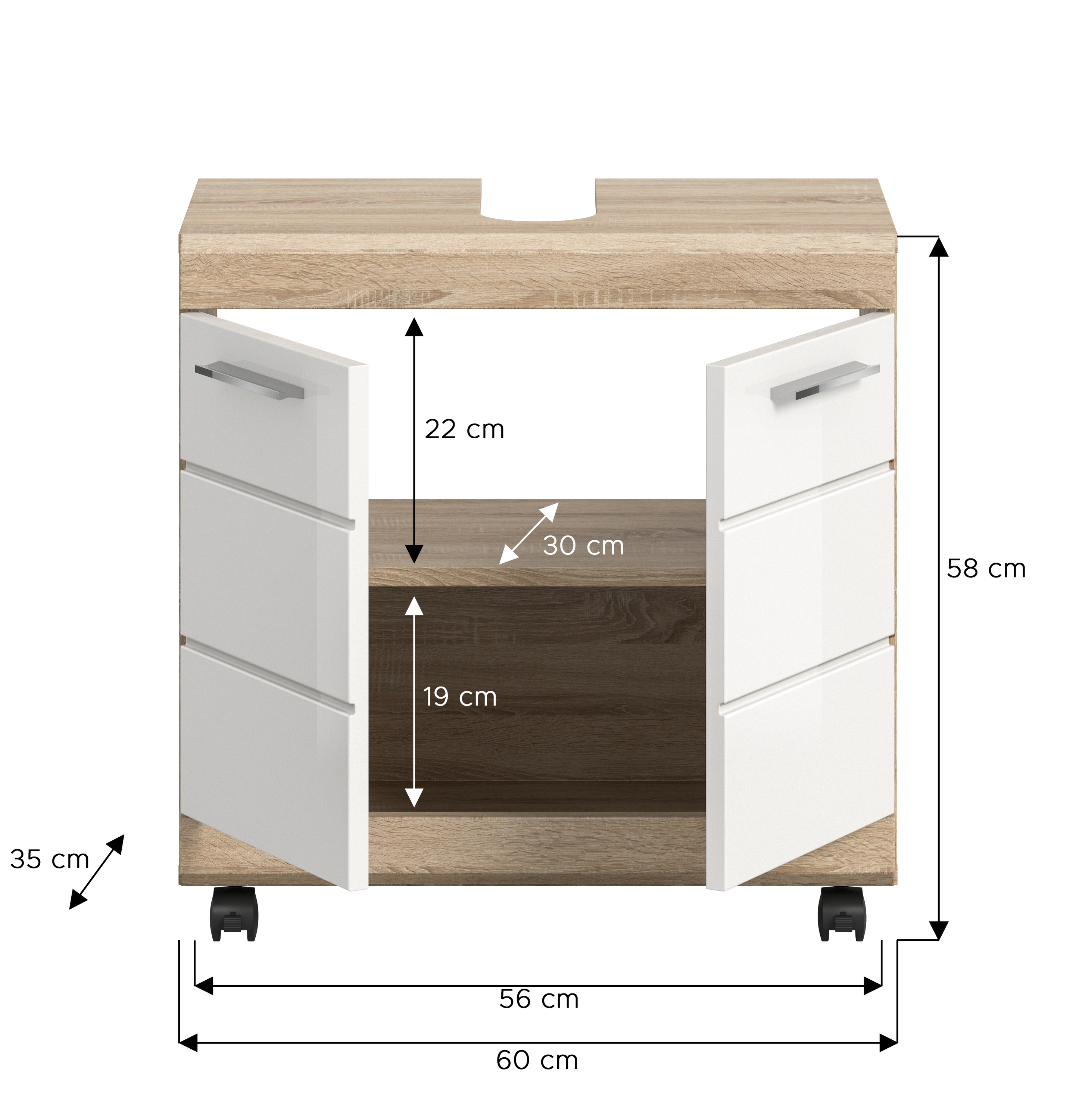 Waschbeckenunterschrank LAMBAD