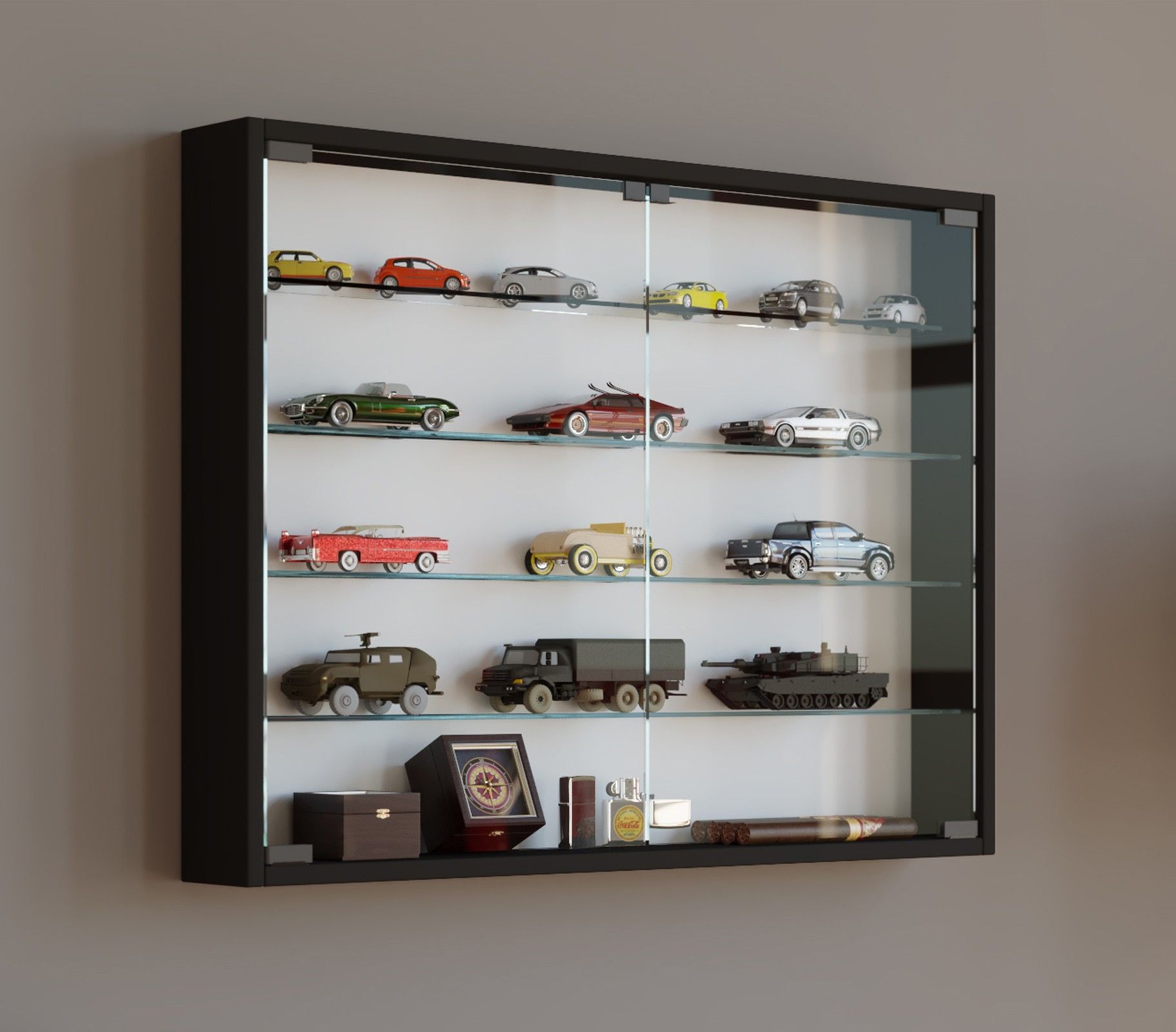 Wandvitrine MANDOSA L