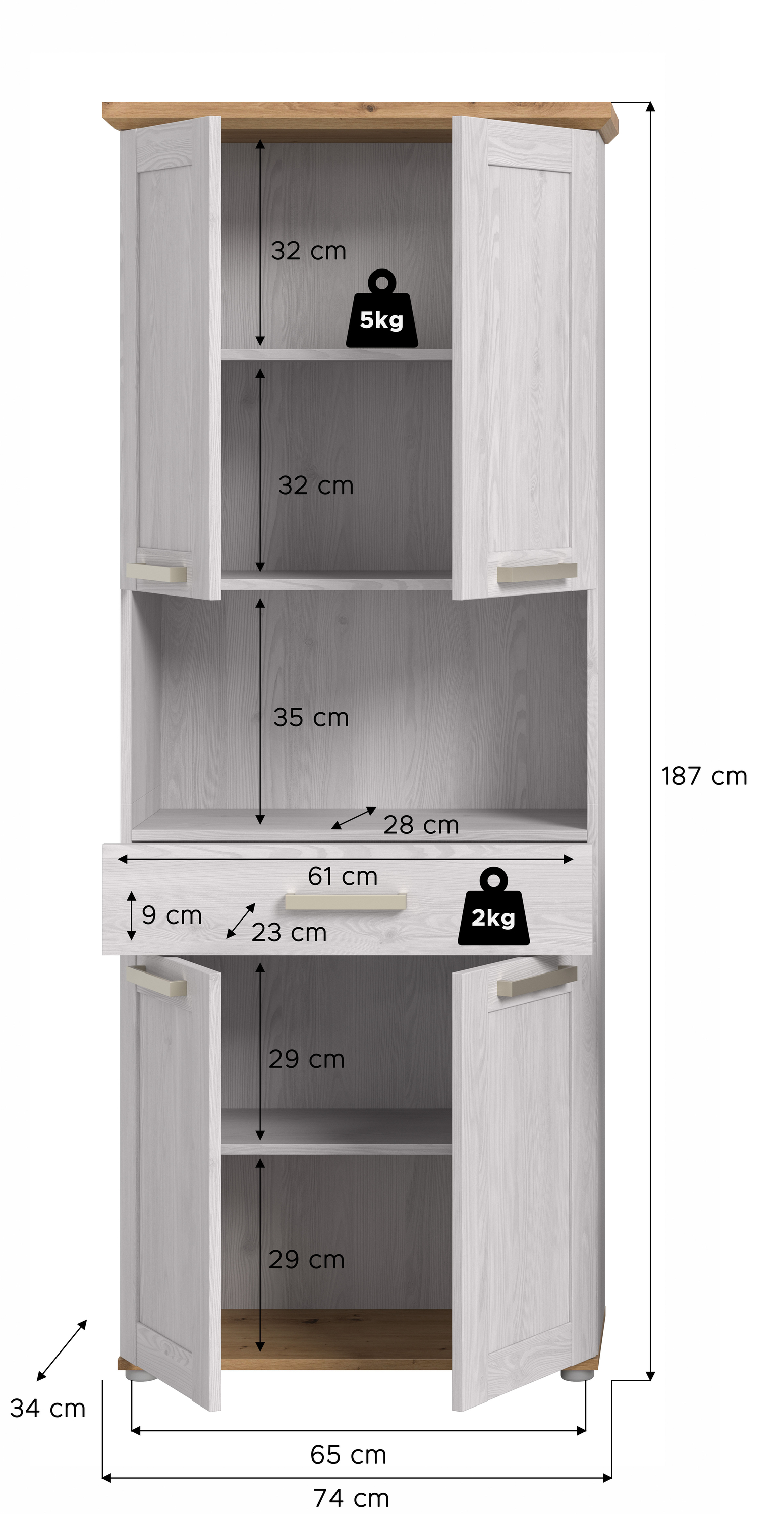 Hochschrank VERONA