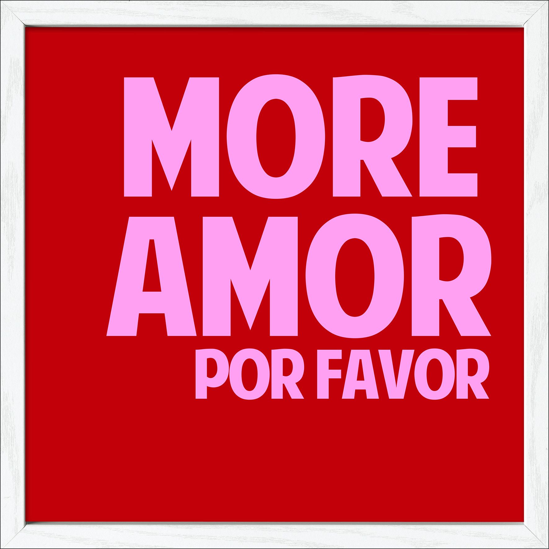 Gerahmtes Bild MORE AMOR