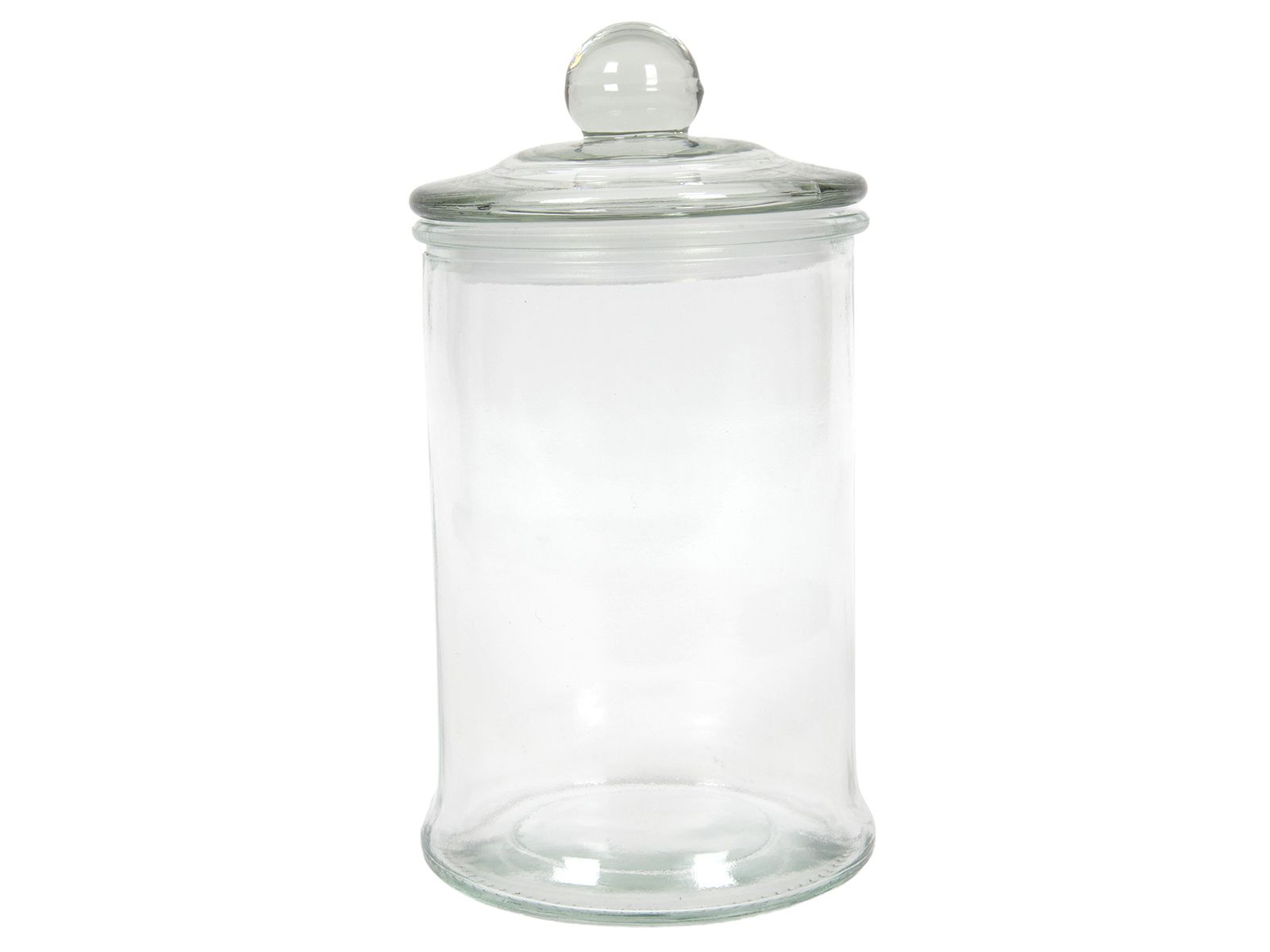 Vorratsglas BUTTON rund