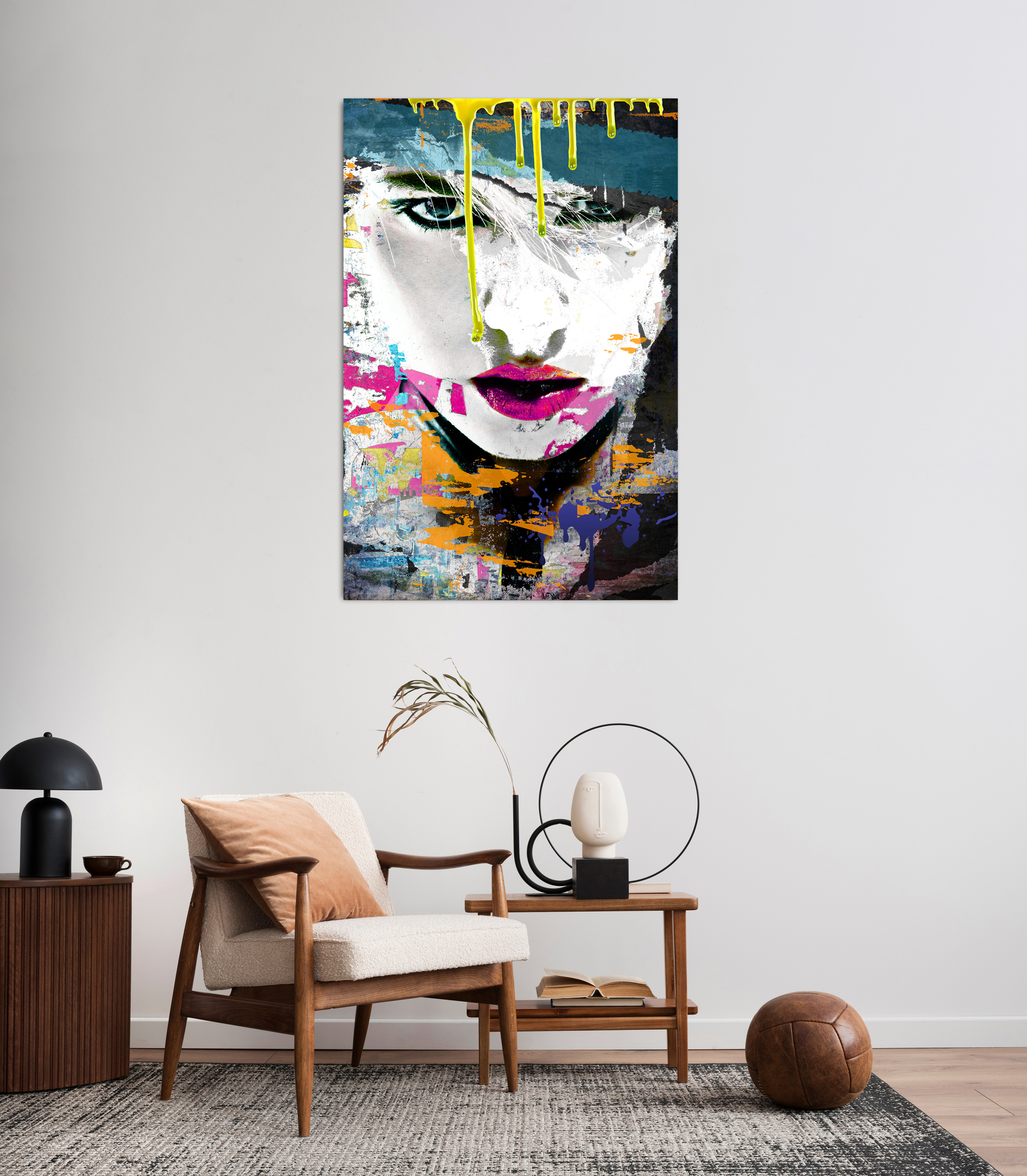 Alu-Dibond Bild Neon