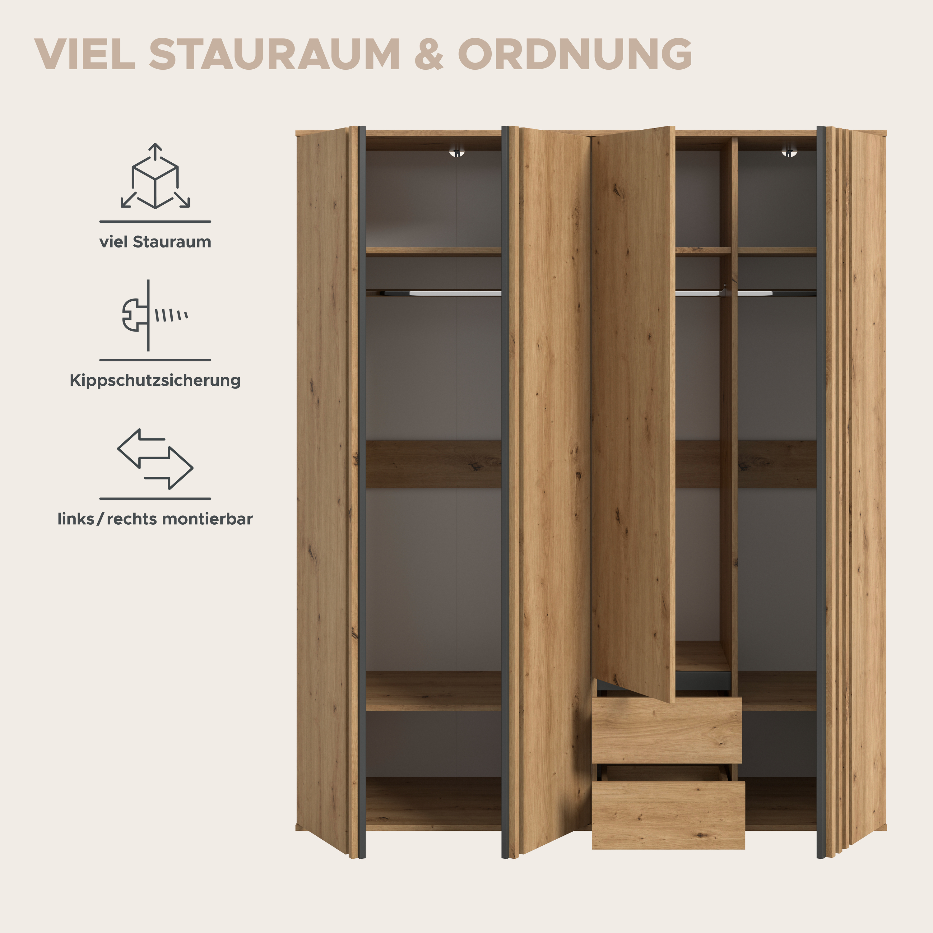 Kleiderschrank TOFTA