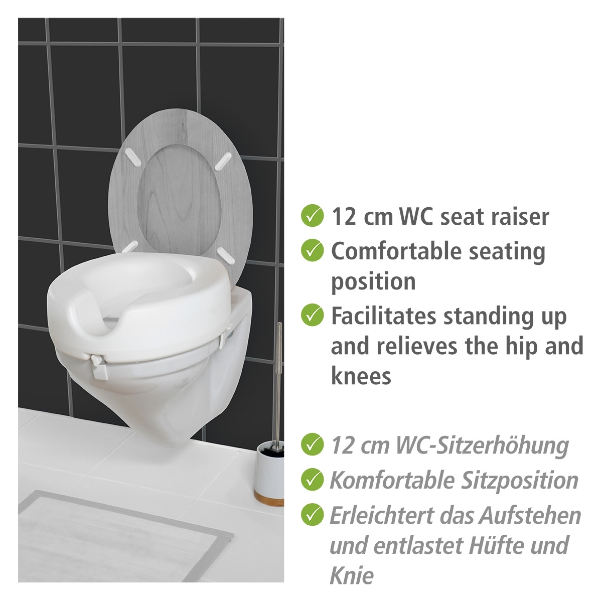 WC-Sitz Erhöhung SECURA