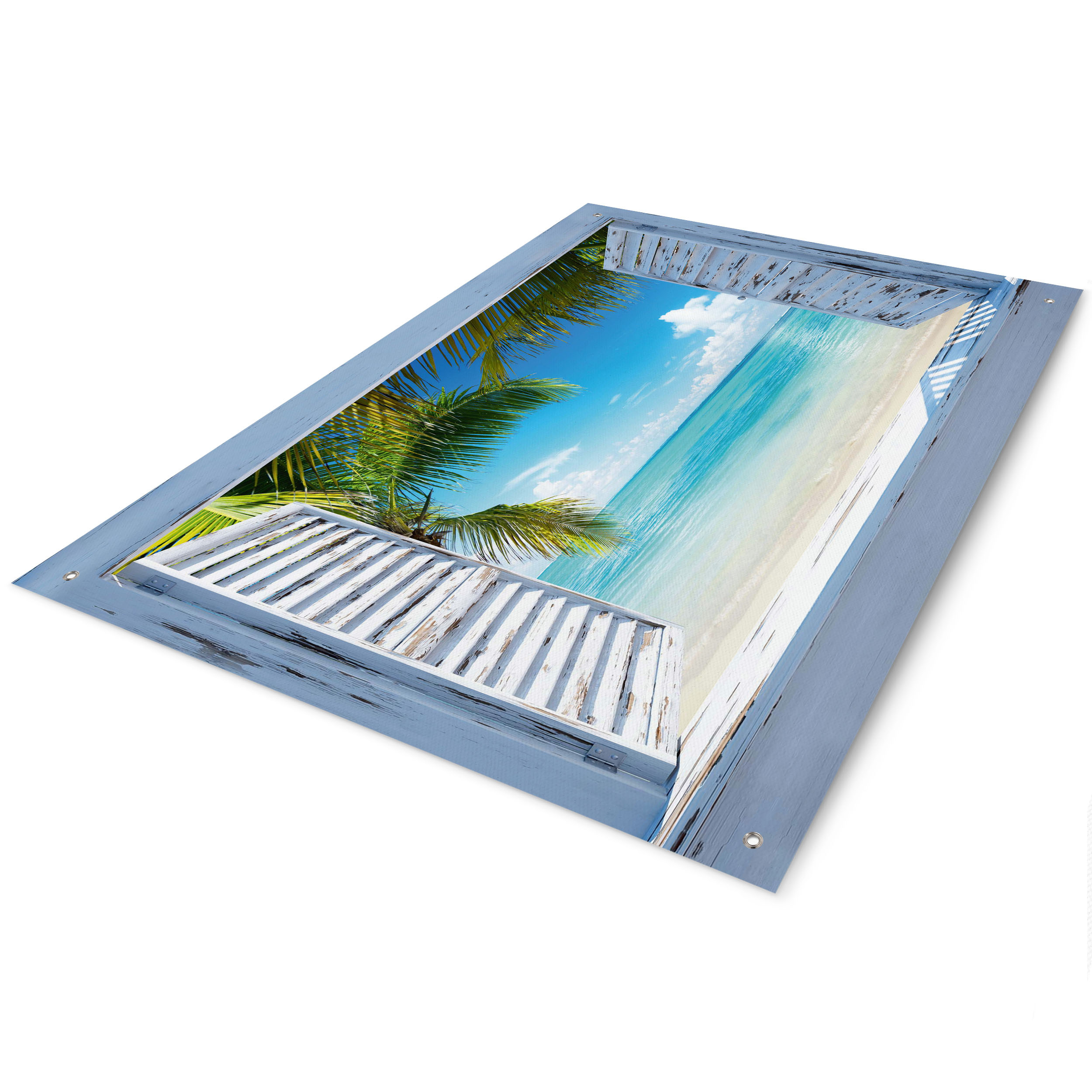 Outdoor Poster BEACH SHUTTERS