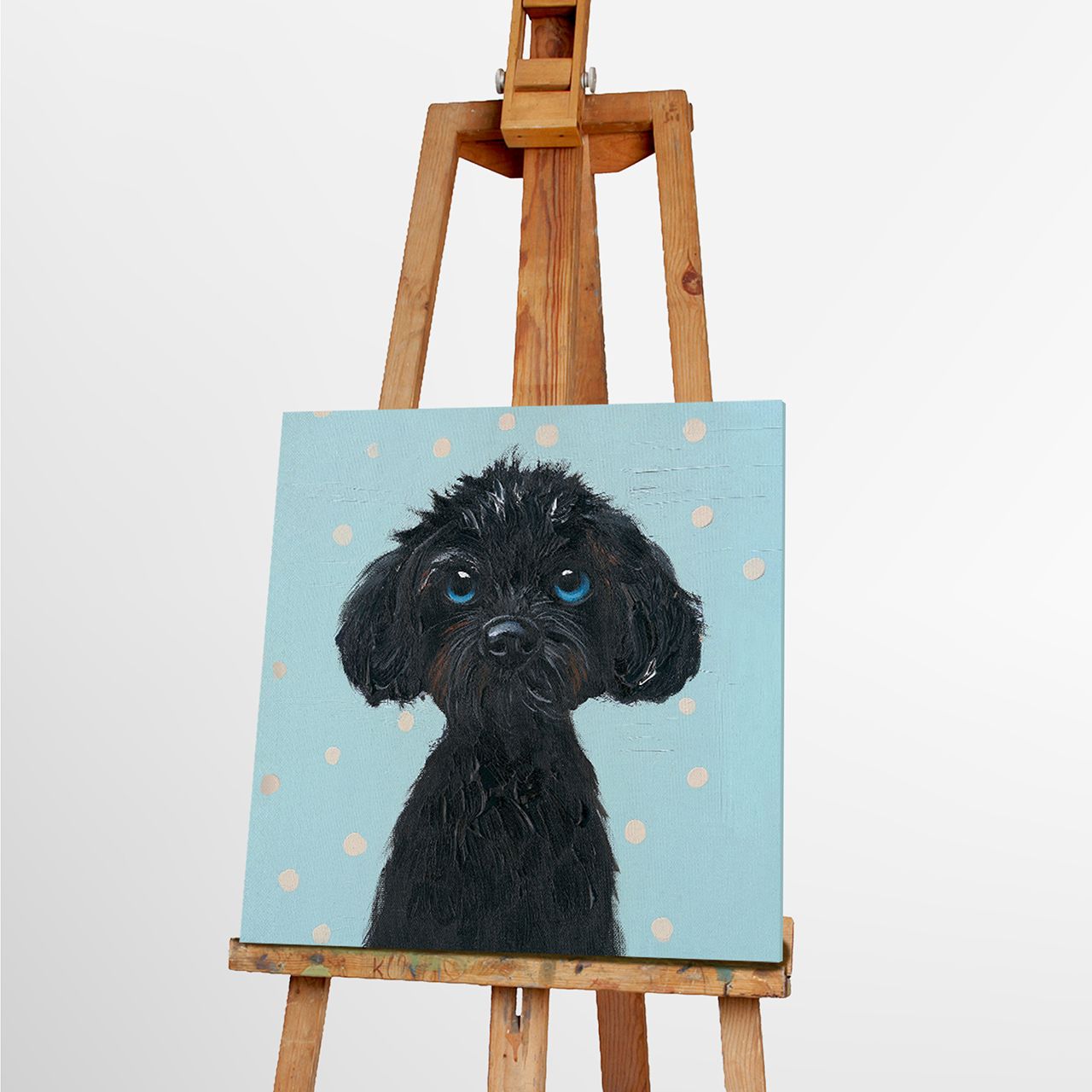 Gemälde BLACK PUPPY