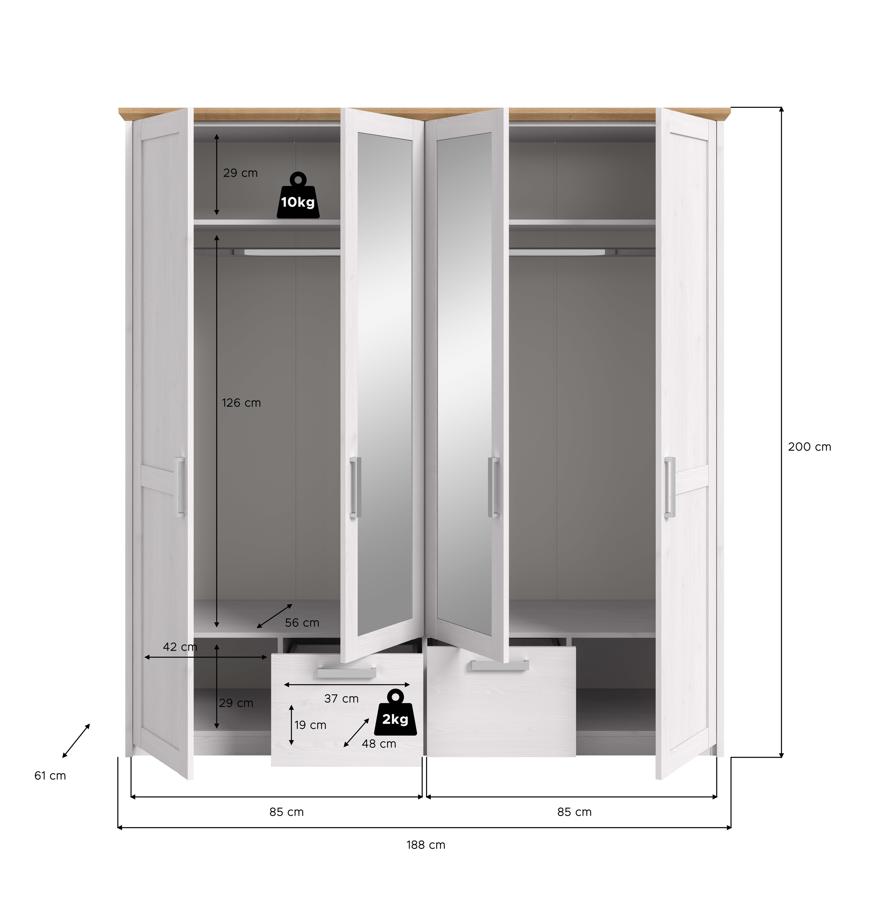 Kleiderschrank VERONA