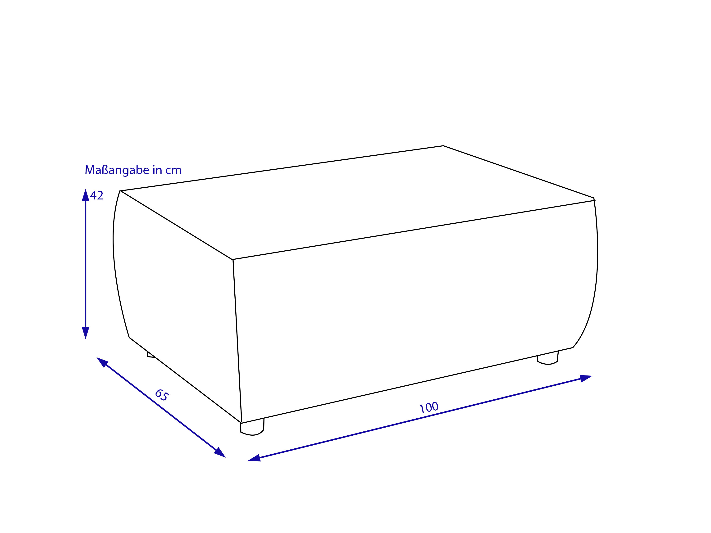 Sofaelement SANSIBAR Hocker WESTERLAND
