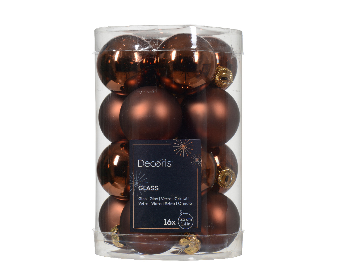 Weihnachtskugel-Box ESPRESSOBRAUN