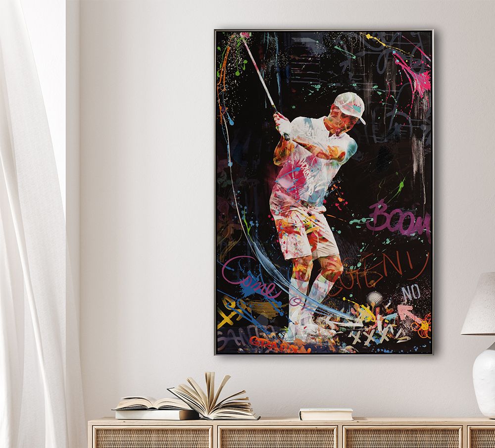 Gemälde STREET GOLF BOOM