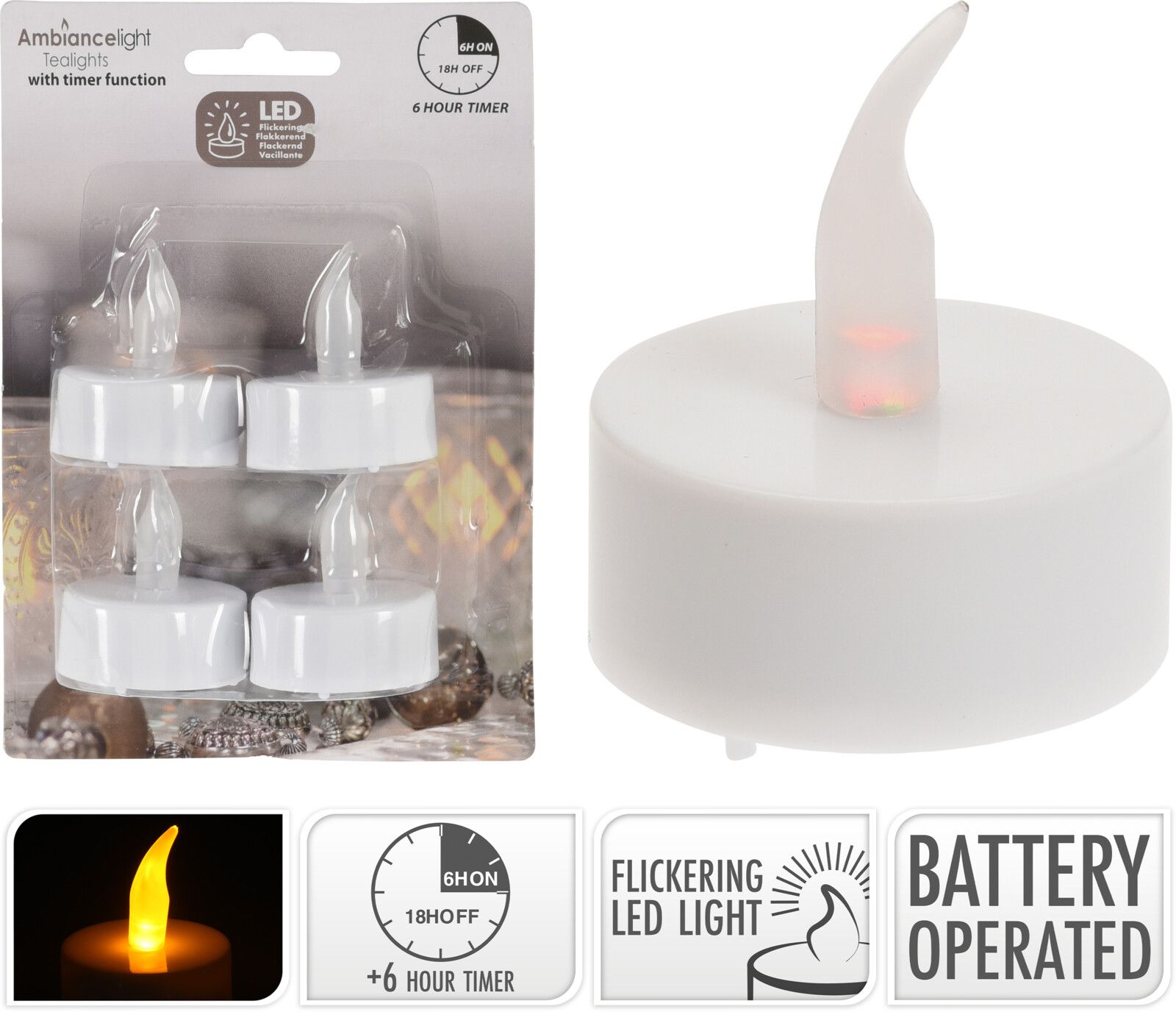 Teelichter-Set LED