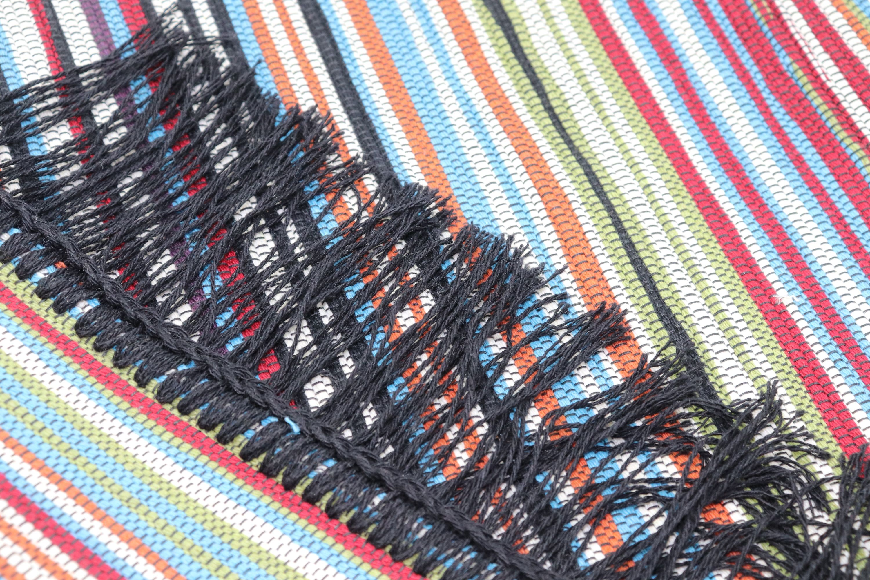 Teppich Fransen STRIPE