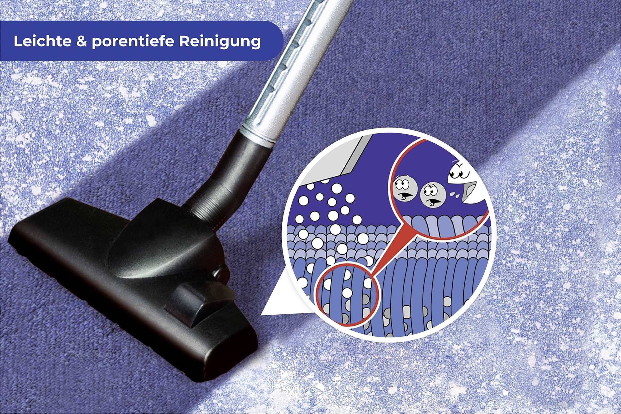 Teppich-Reiniger 3er Set