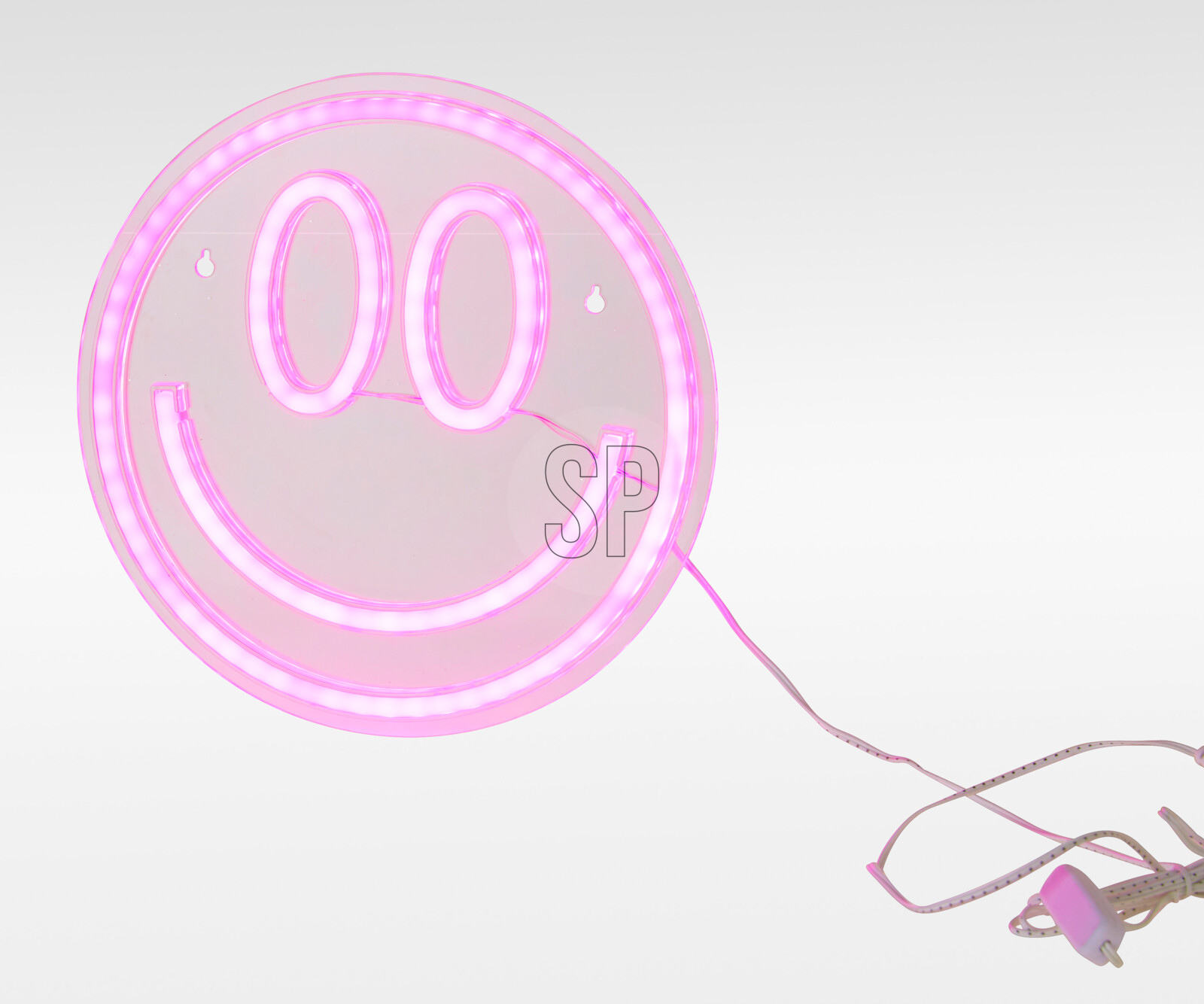 Wanddeko NEON SMILEY
